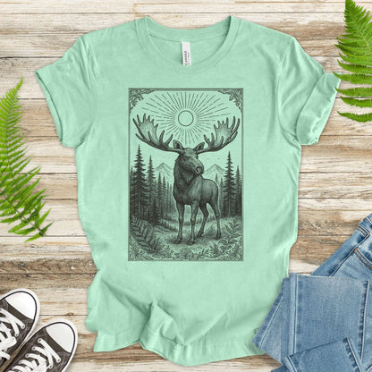 Mystic Moose – Guardian of the Forest T-Shirt