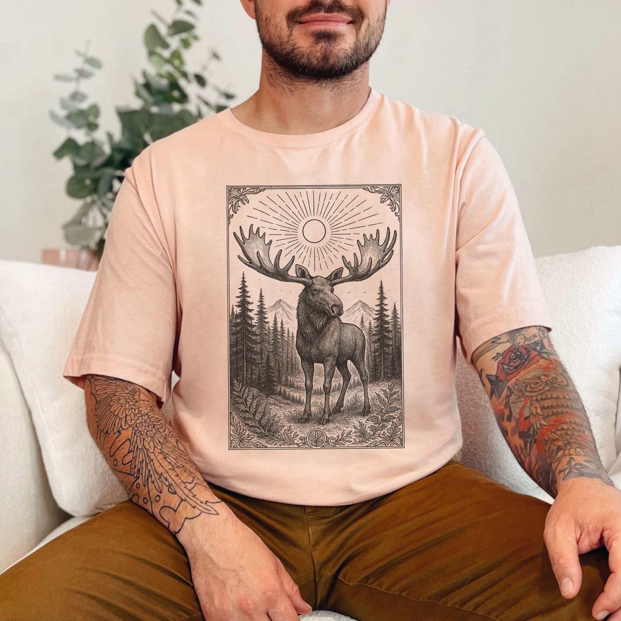 Mystic Moose – Guardian of the Forest T-Shirt