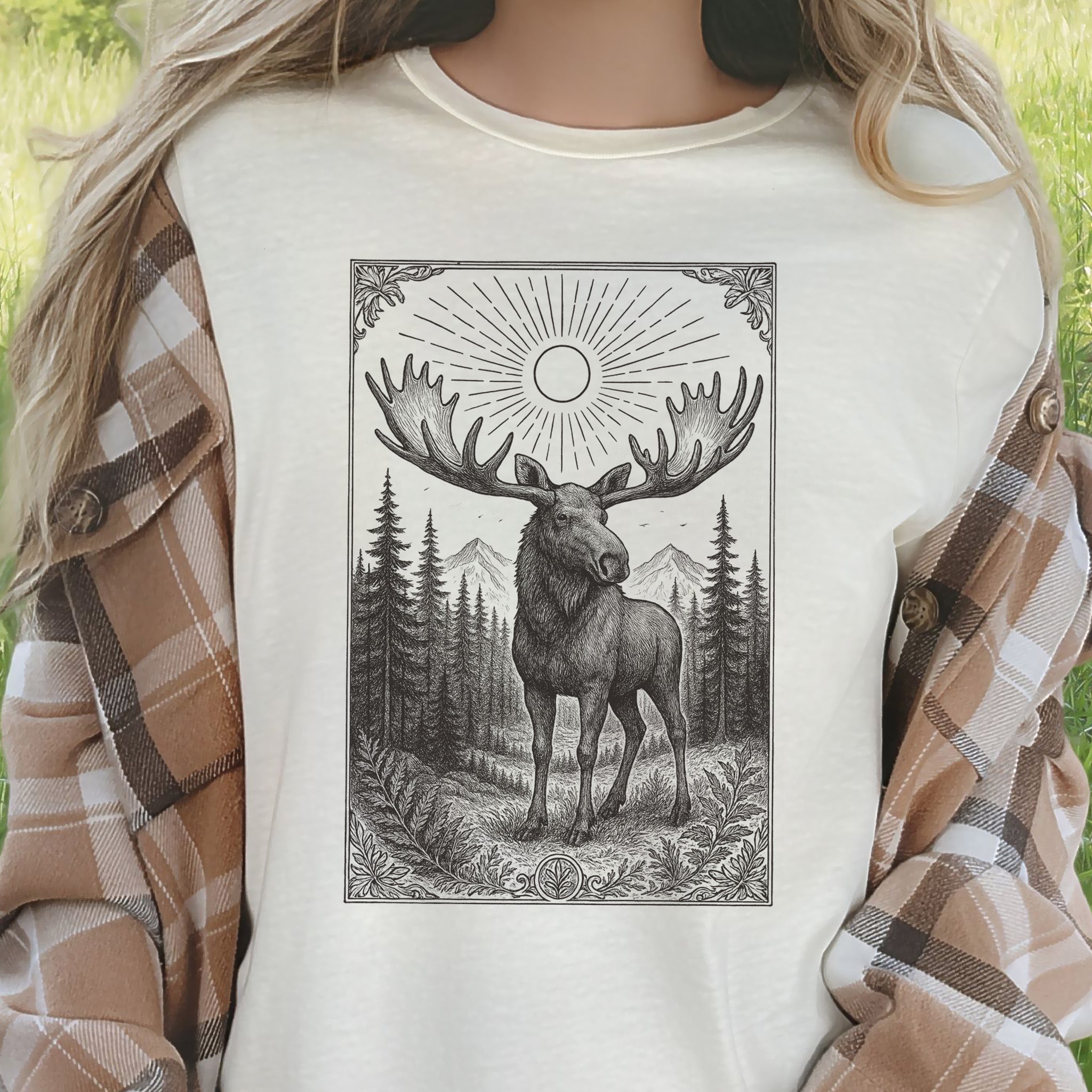 Mystic Moose – Guardian of the Forest T-Shirt