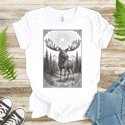 Mystic Moose – Guardian of the Forest T-Shirt