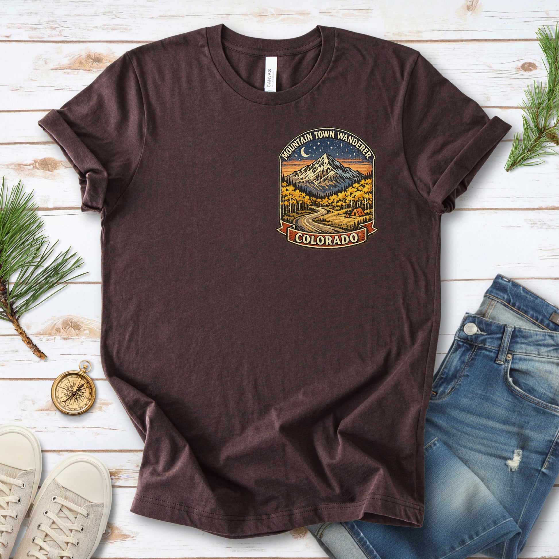 Colorado Mountain Escape Shirt – Rocky Peaks Night T-Shirt