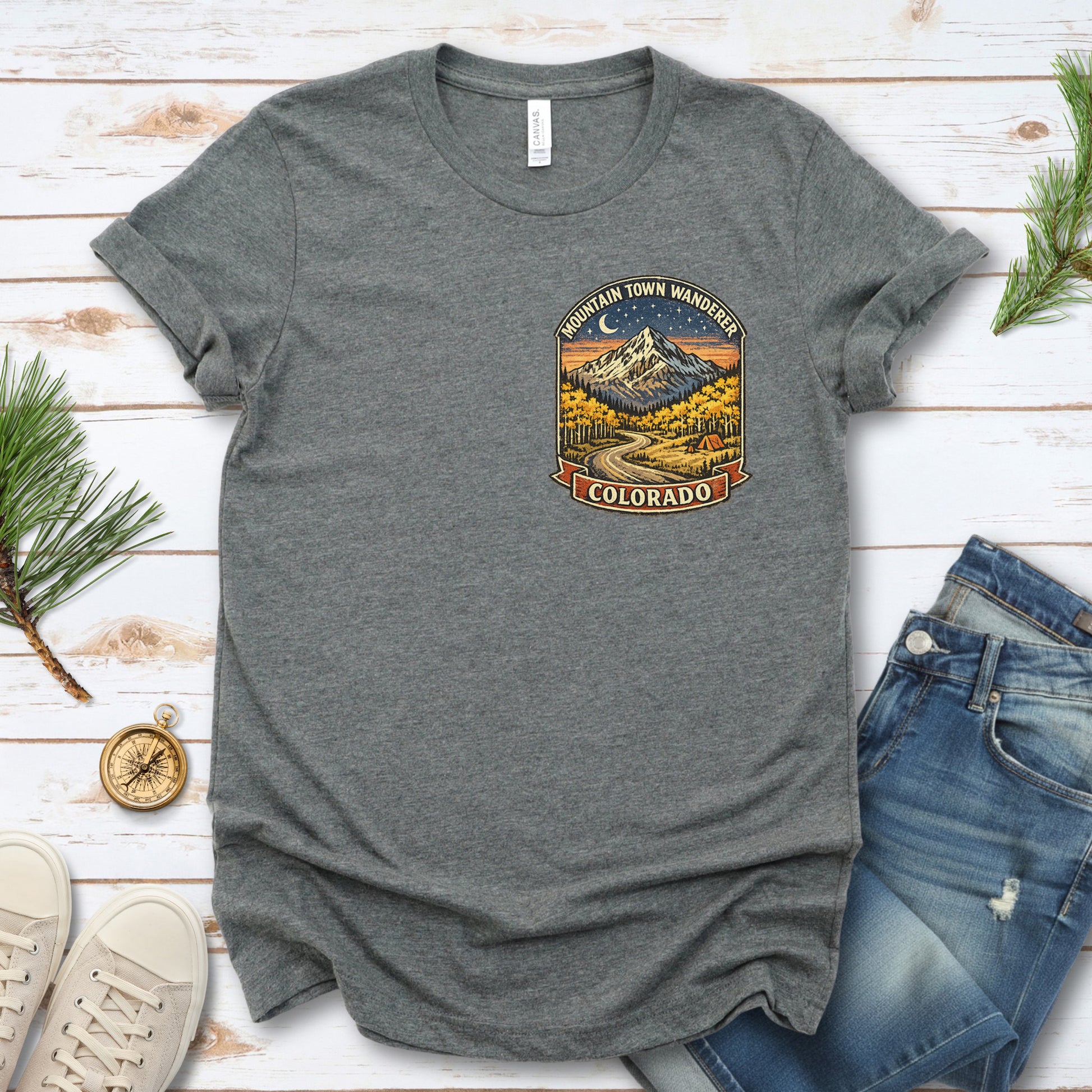 Colorado Mountain Escape Shirt – Rocky Peaks Night T-Shirt