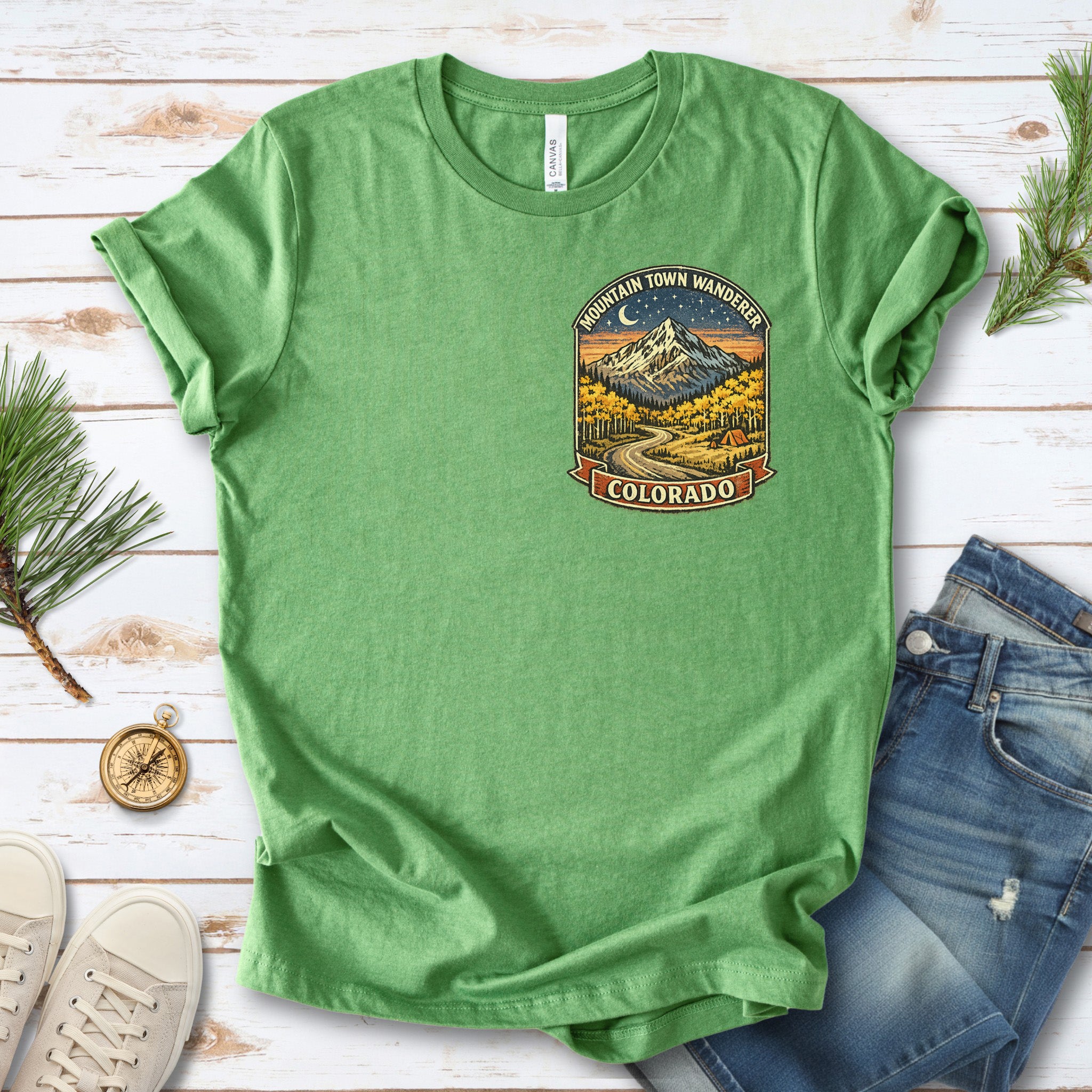 Colorado Mountain Escape Shirt – Rocky Peaks Night T-Shirt
