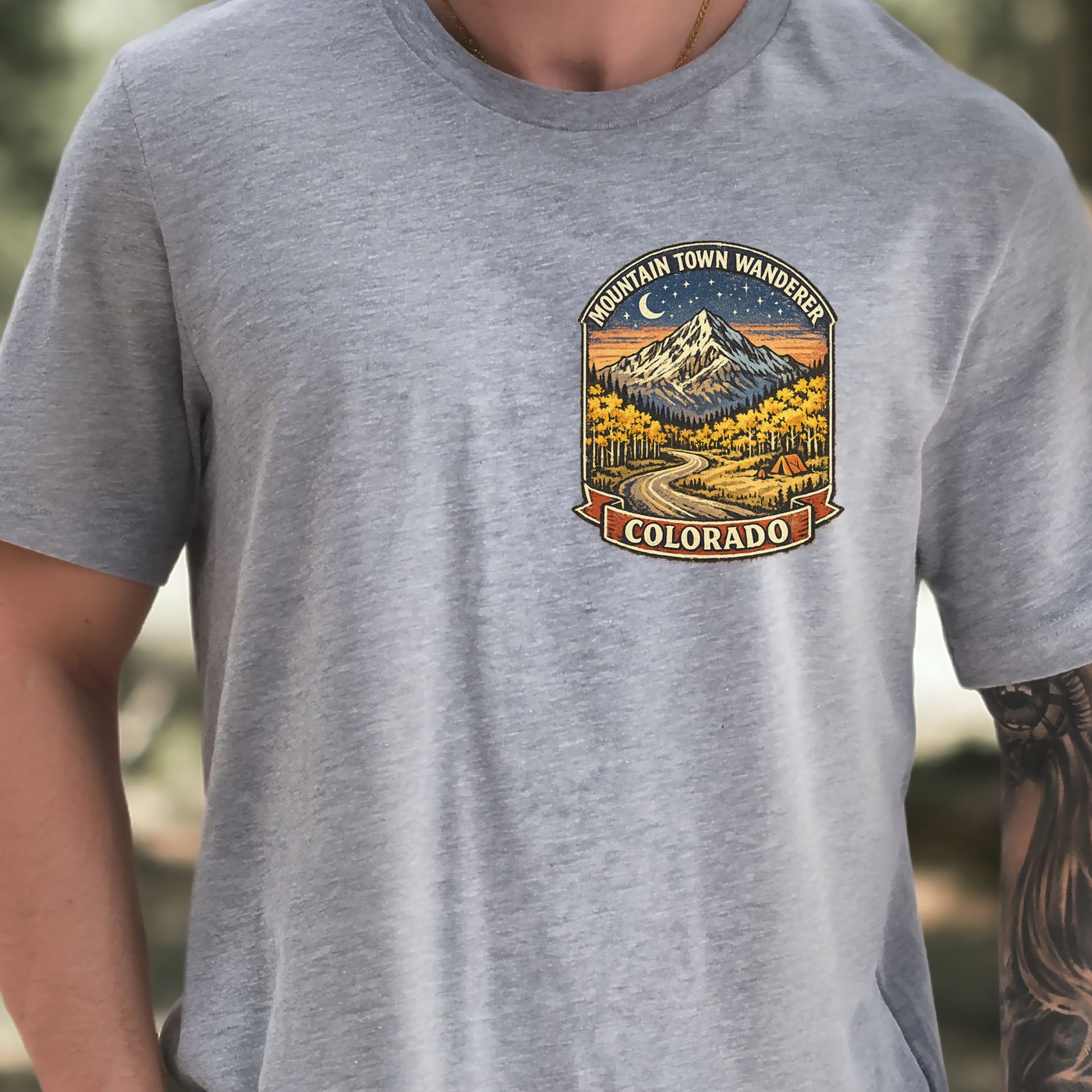Colorado Mountain Escape Shirt – Rocky Peaks Night T-Shirt