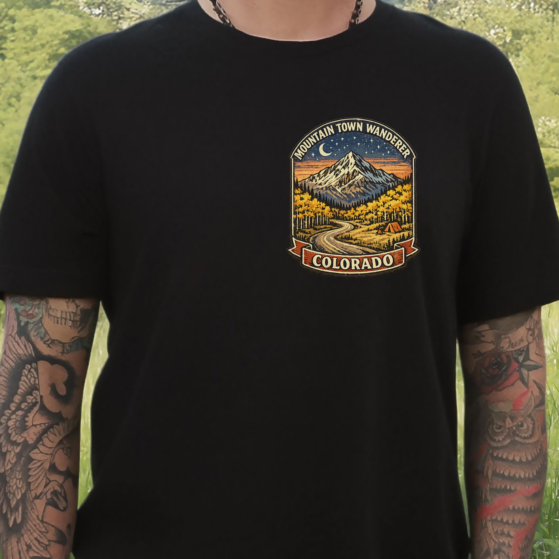 Colorado Mountain Escape Shirt – Rocky Peaks Night T-Shirt