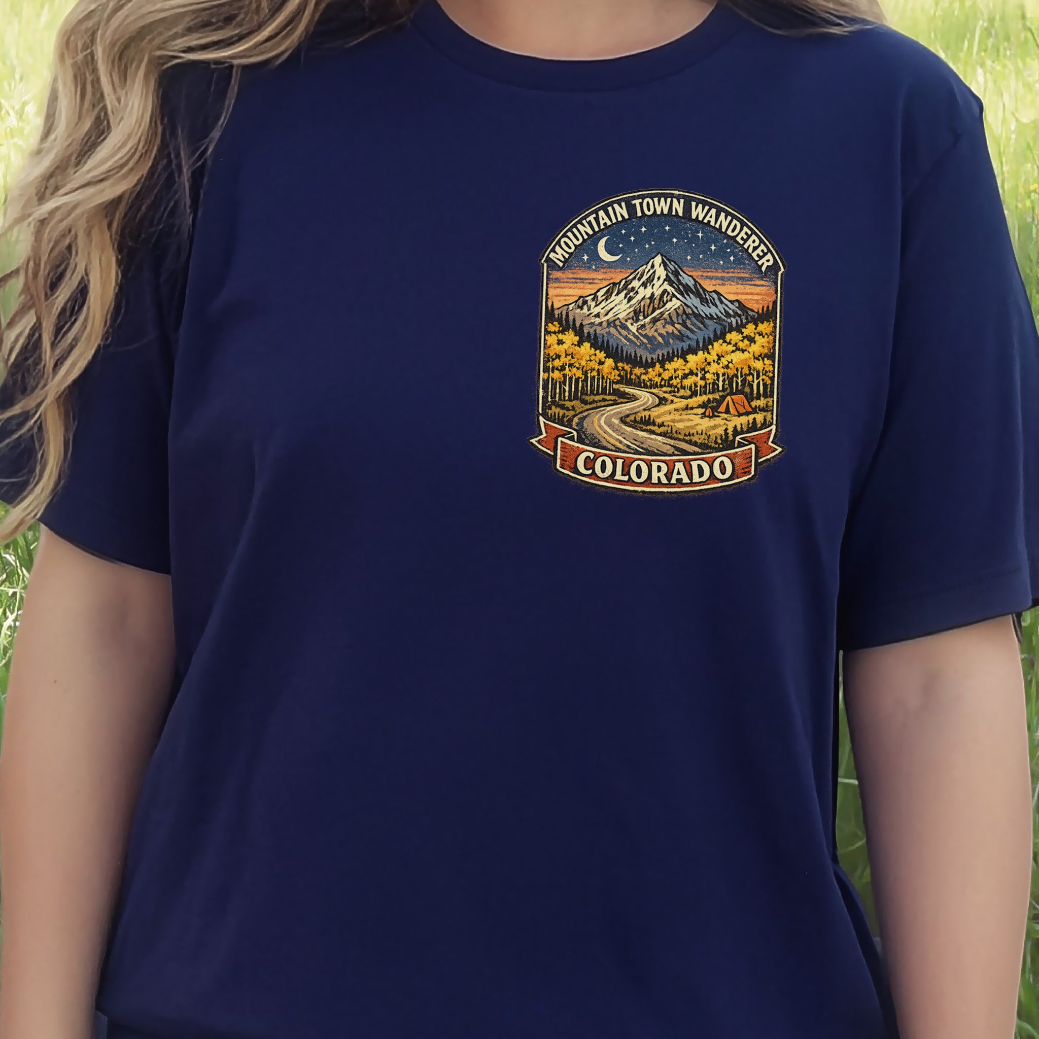 Colorado Mountain Escape Shirt – Rocky Peaks Night T-Shirt