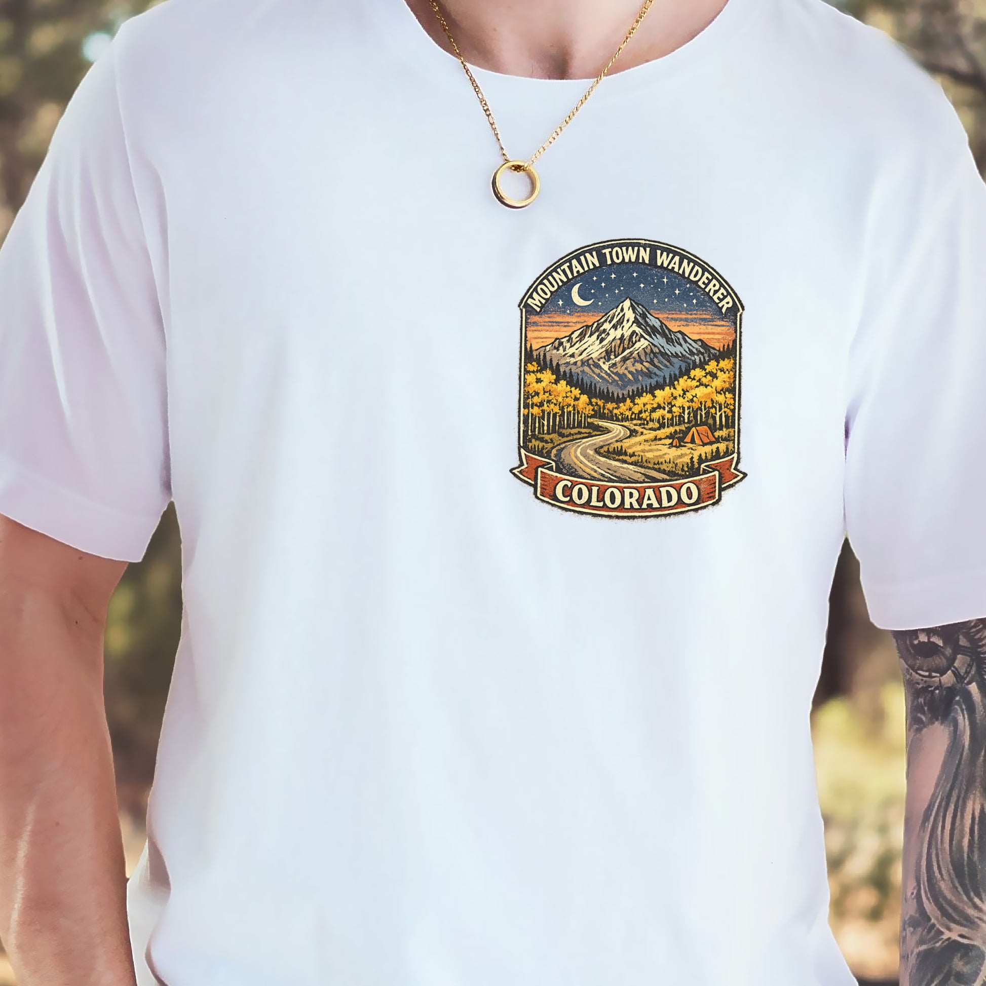 Colorado Mountain Escape Shirt – Rocky Peaks Night T-Shirt