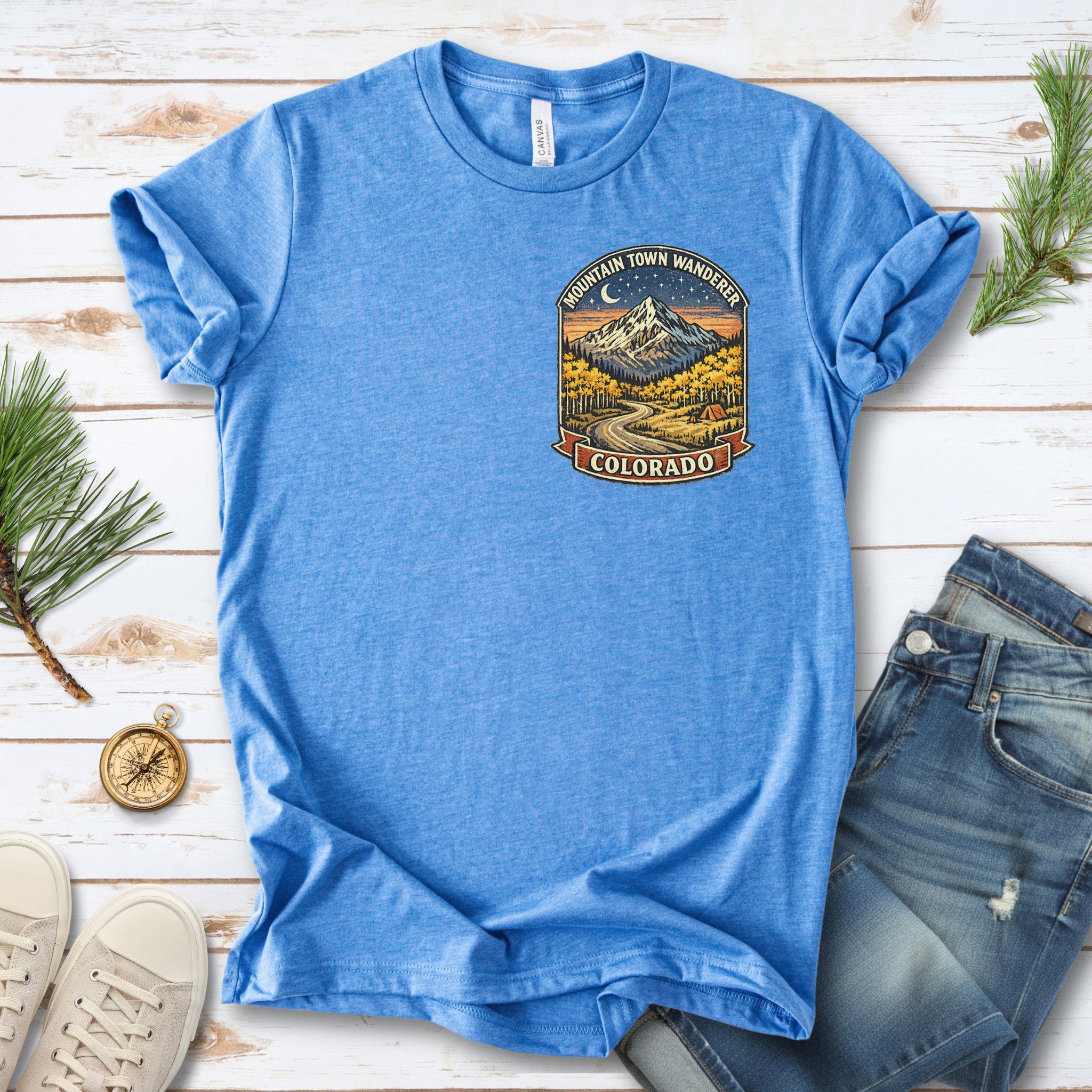 Colorado Mountain Escape Shirt – Rocky Peaks Night T-Shirt