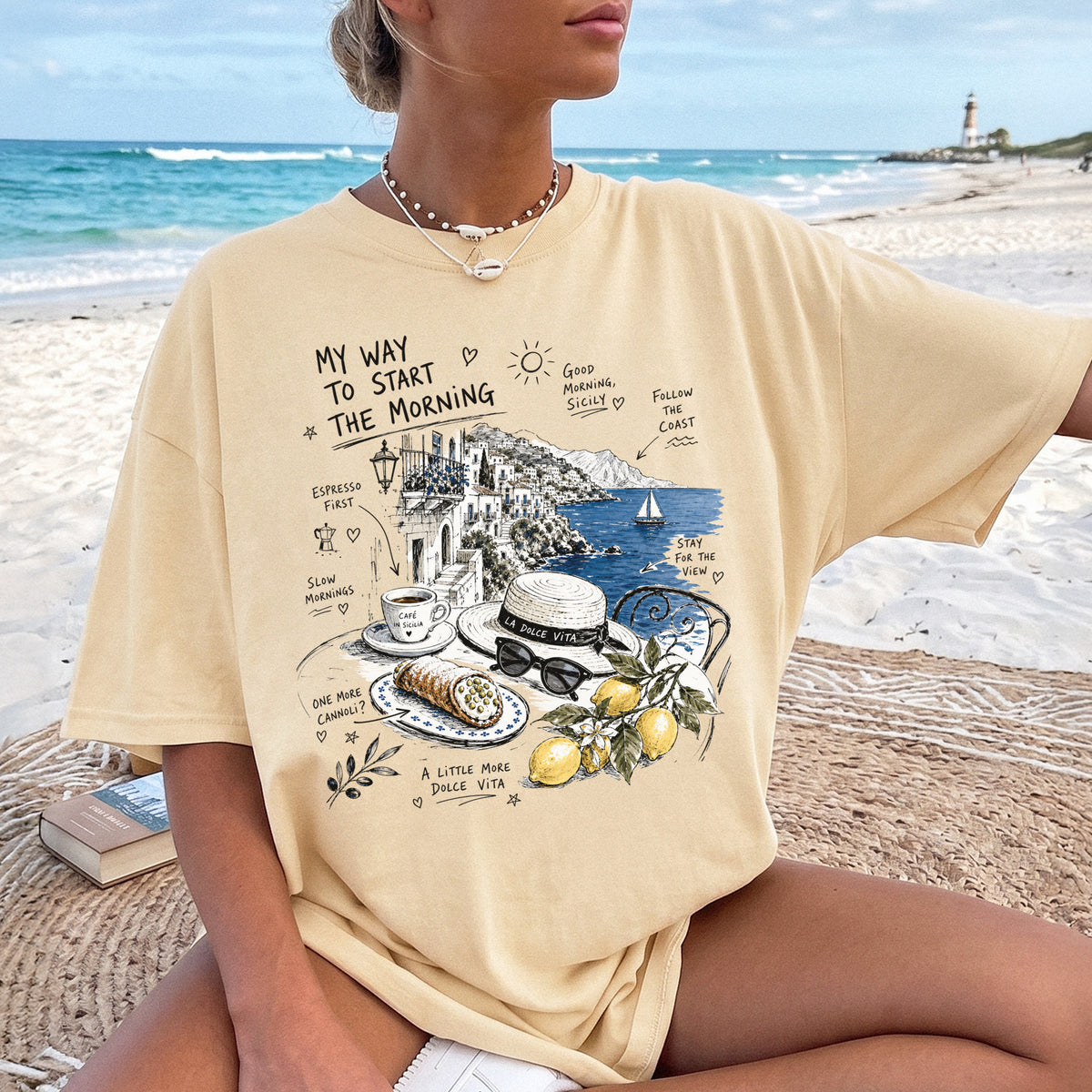 My Way to Start the Morning Comfort Colors Shirt – Sicily Tee