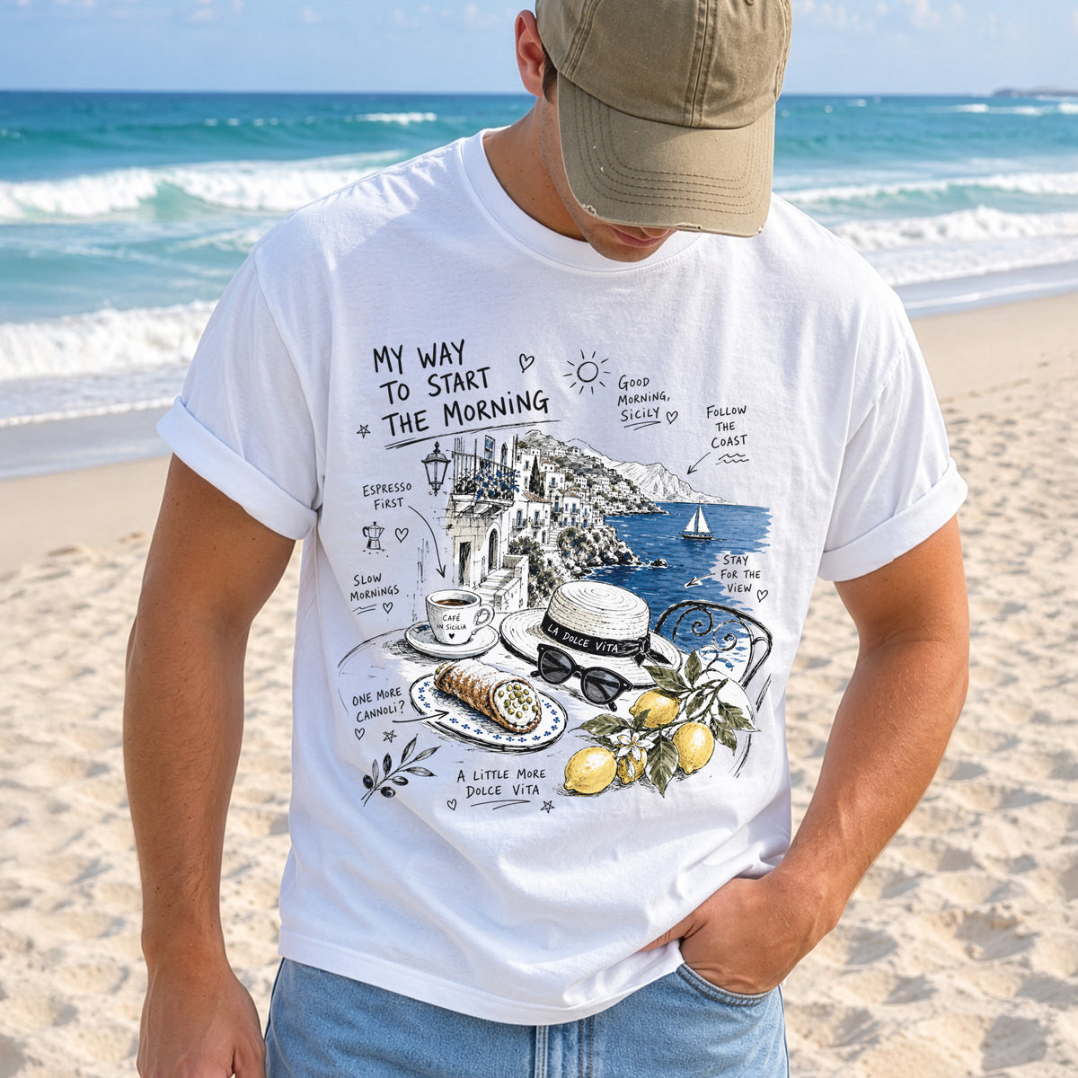My Way to Start the Morning Comfort Colors Shirt – Sicily Tee