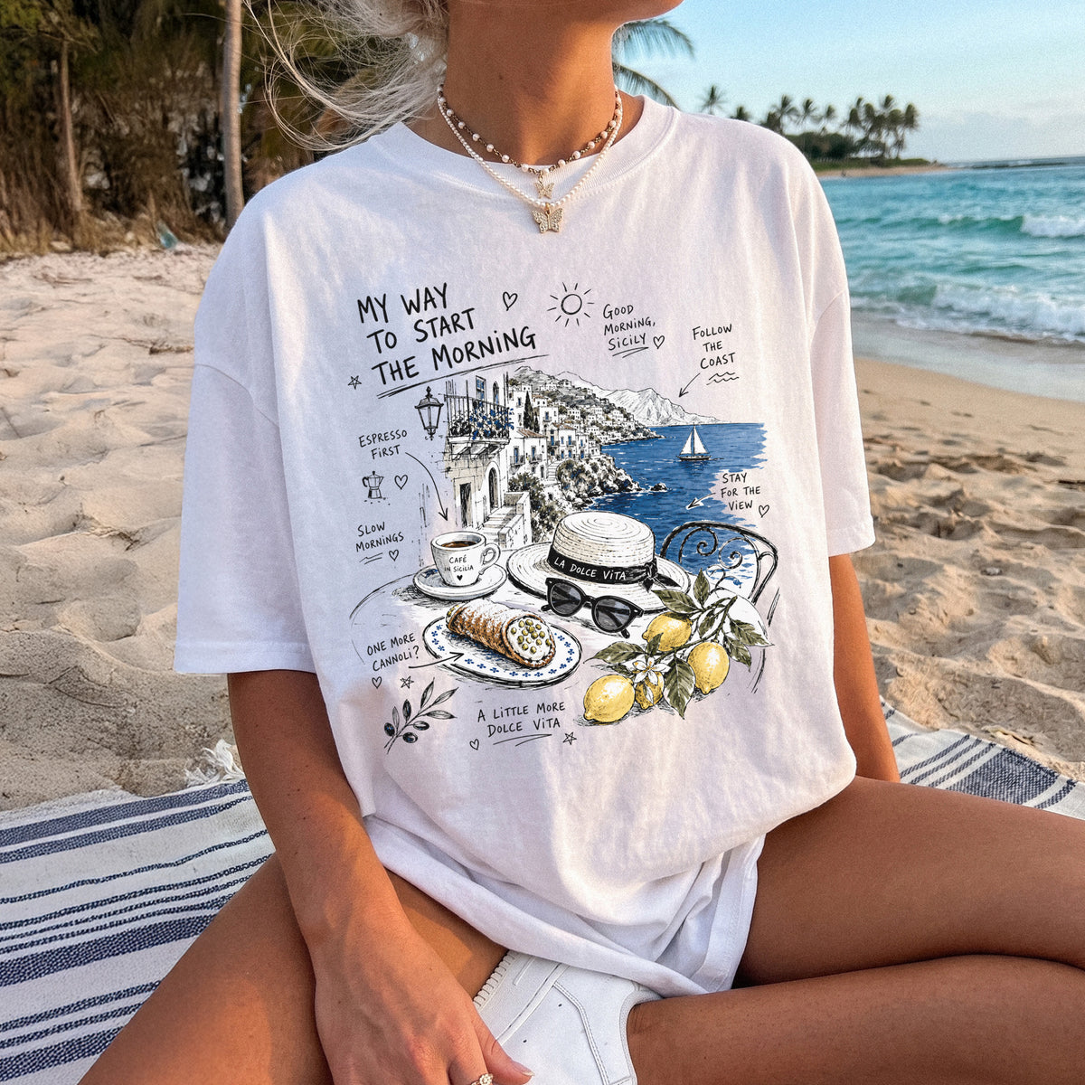 My Way to Start the Morning Comfort Colors Shirt – Sicily Tee