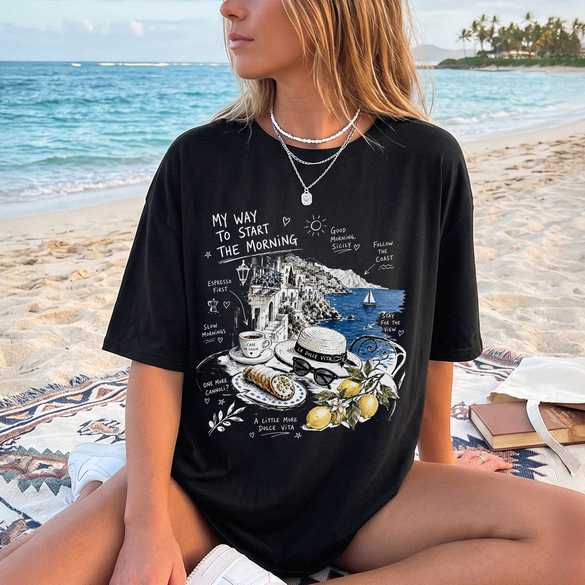 My Way to Start the Morning Comfort Colors Shirt – Sicily Tee