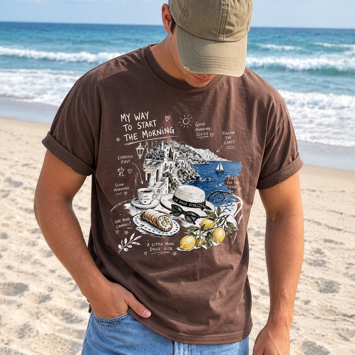 My Way to Start the Morning Comfort Colors Shirt – Sicily Tee