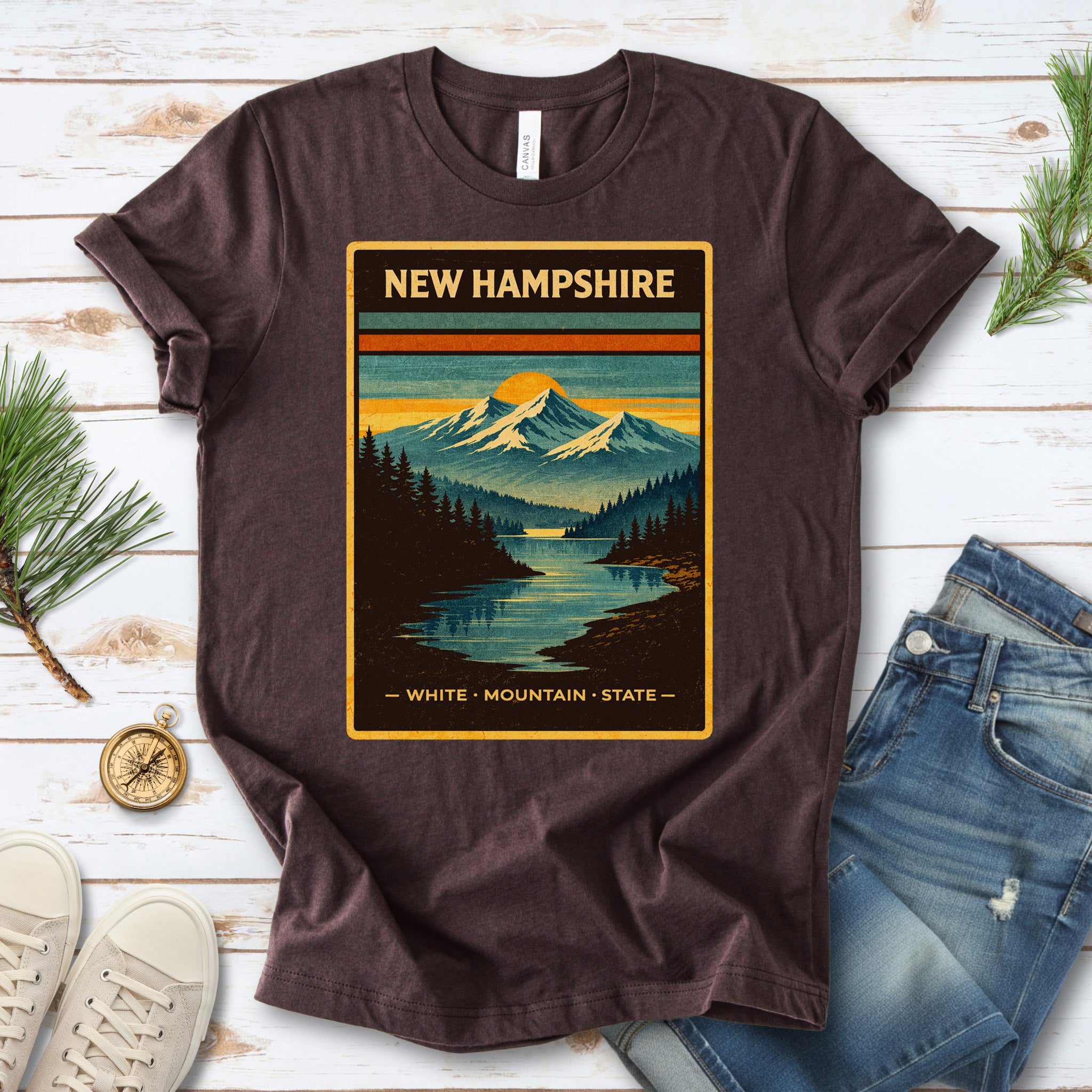 New Hampshire White Mountains Vintage T-Shirt