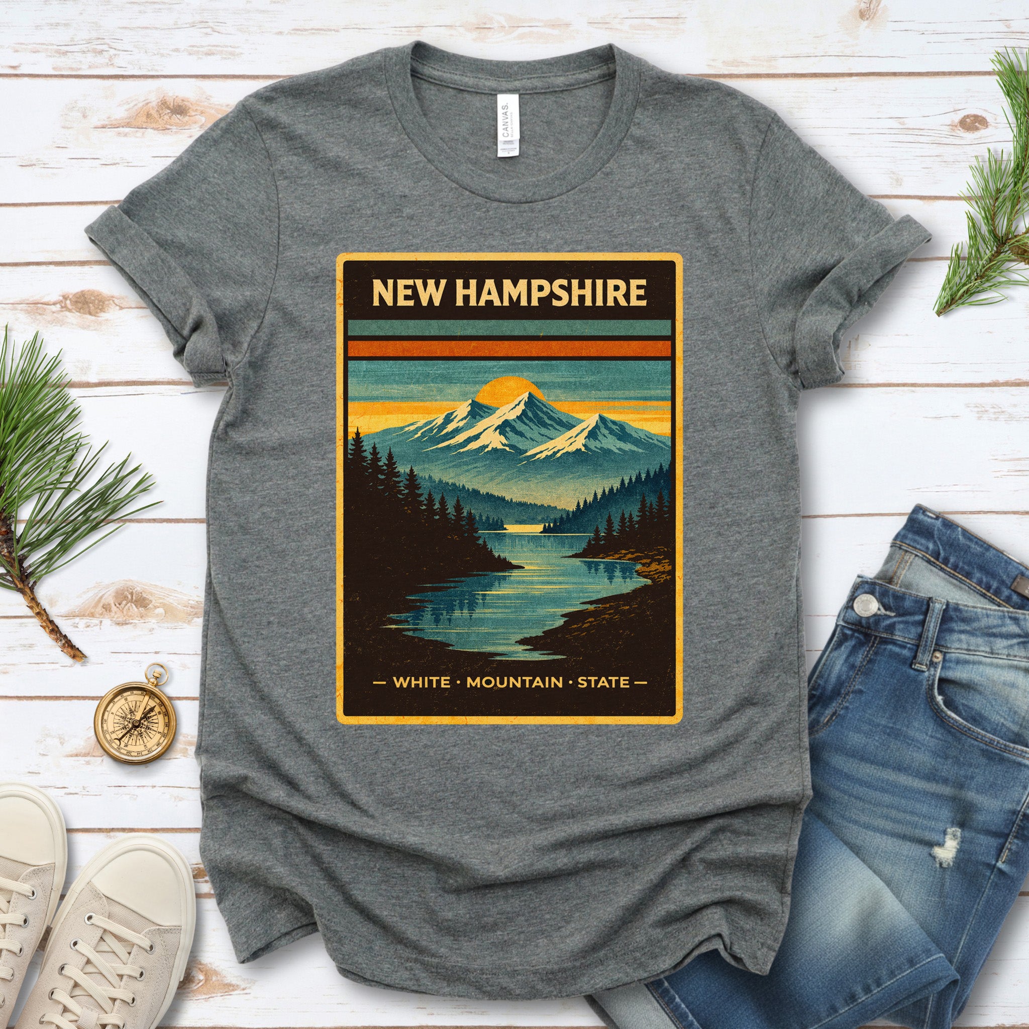 New Hampshire White Mountains Vintage T-Shirt