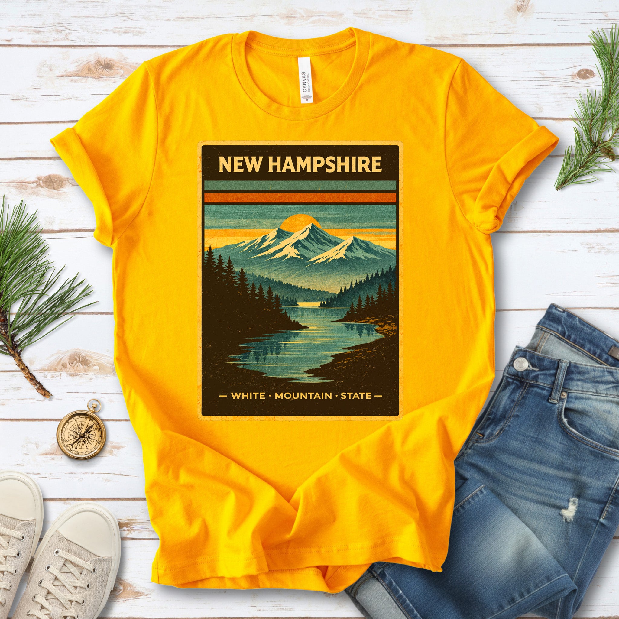 New Hampshire White Mountains Vintage T-Shirt