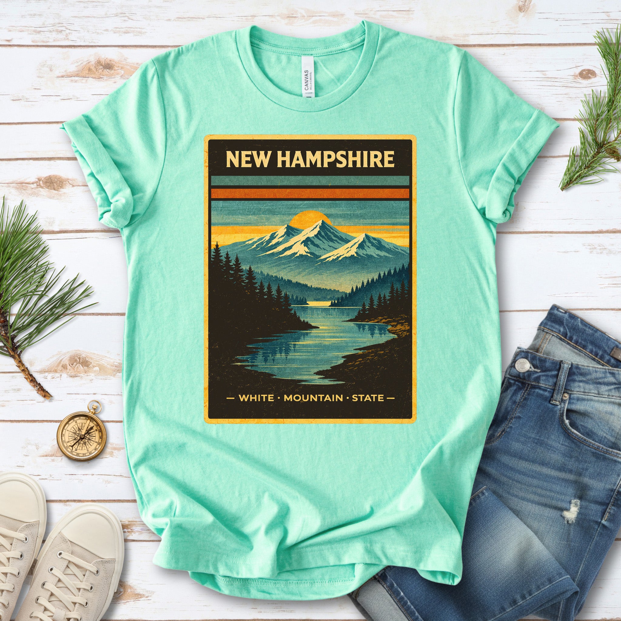 New Hampshire White Mountains Vintage T-Shirt