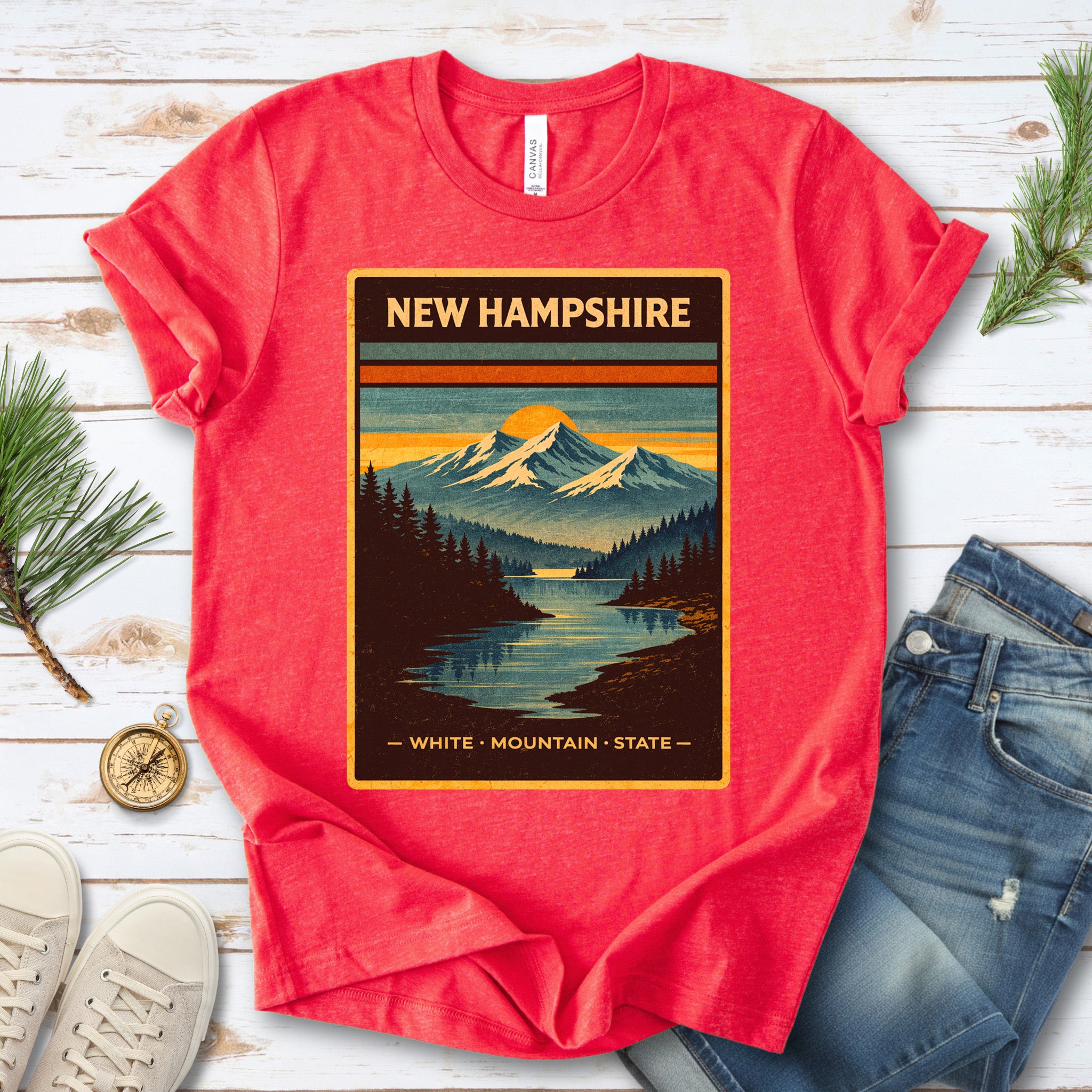 New Hampshire White Mountains Vintage T-Shirt