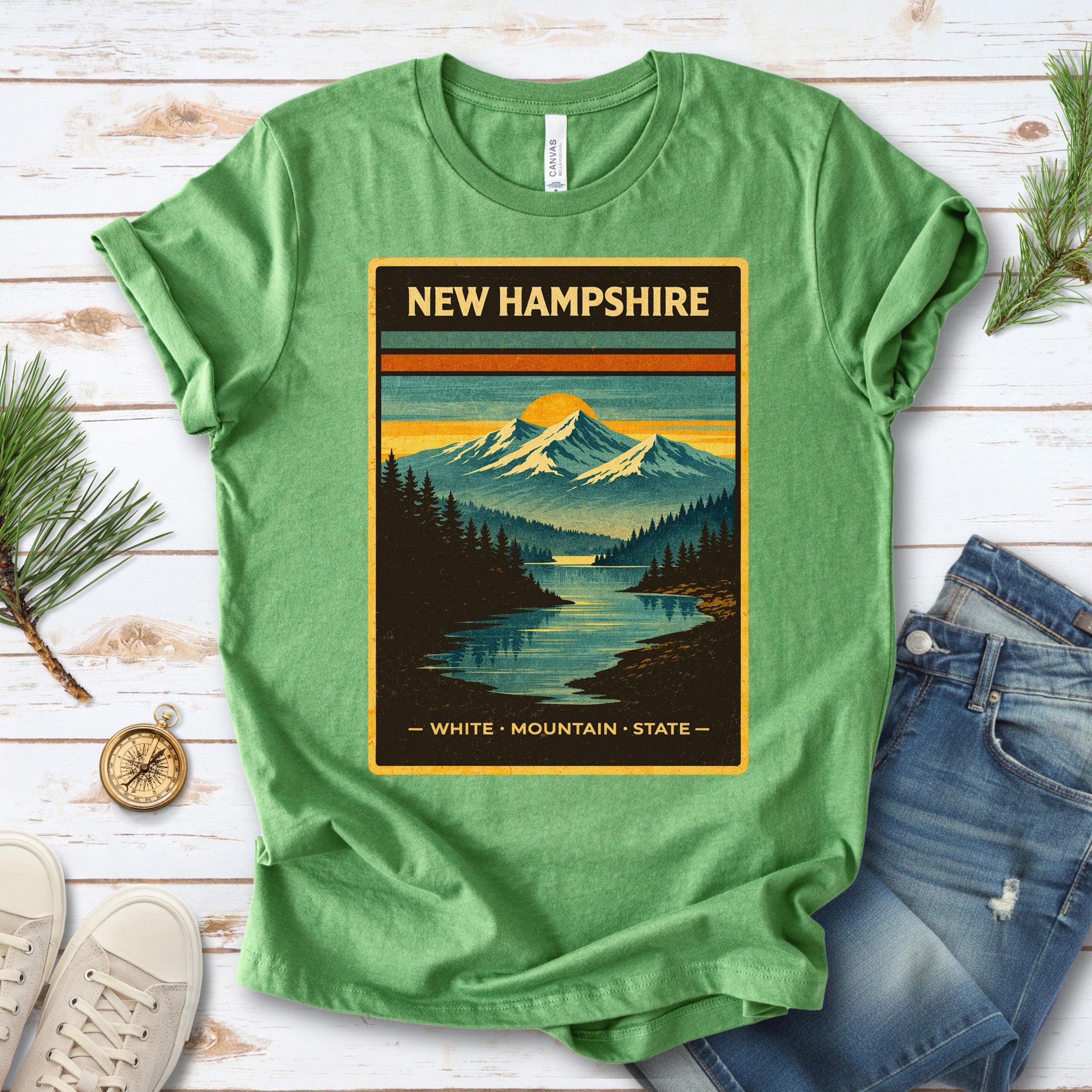 New Hampshire White Mountains Vintage T-Shirt