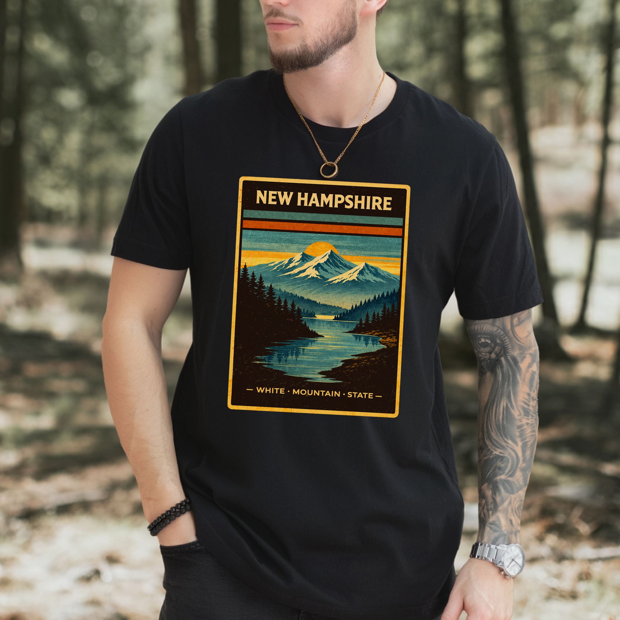 New Hampshire White Mountains Vintage T-Shirt