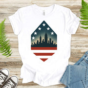 New York City Skyline 4th of July T-Shirt