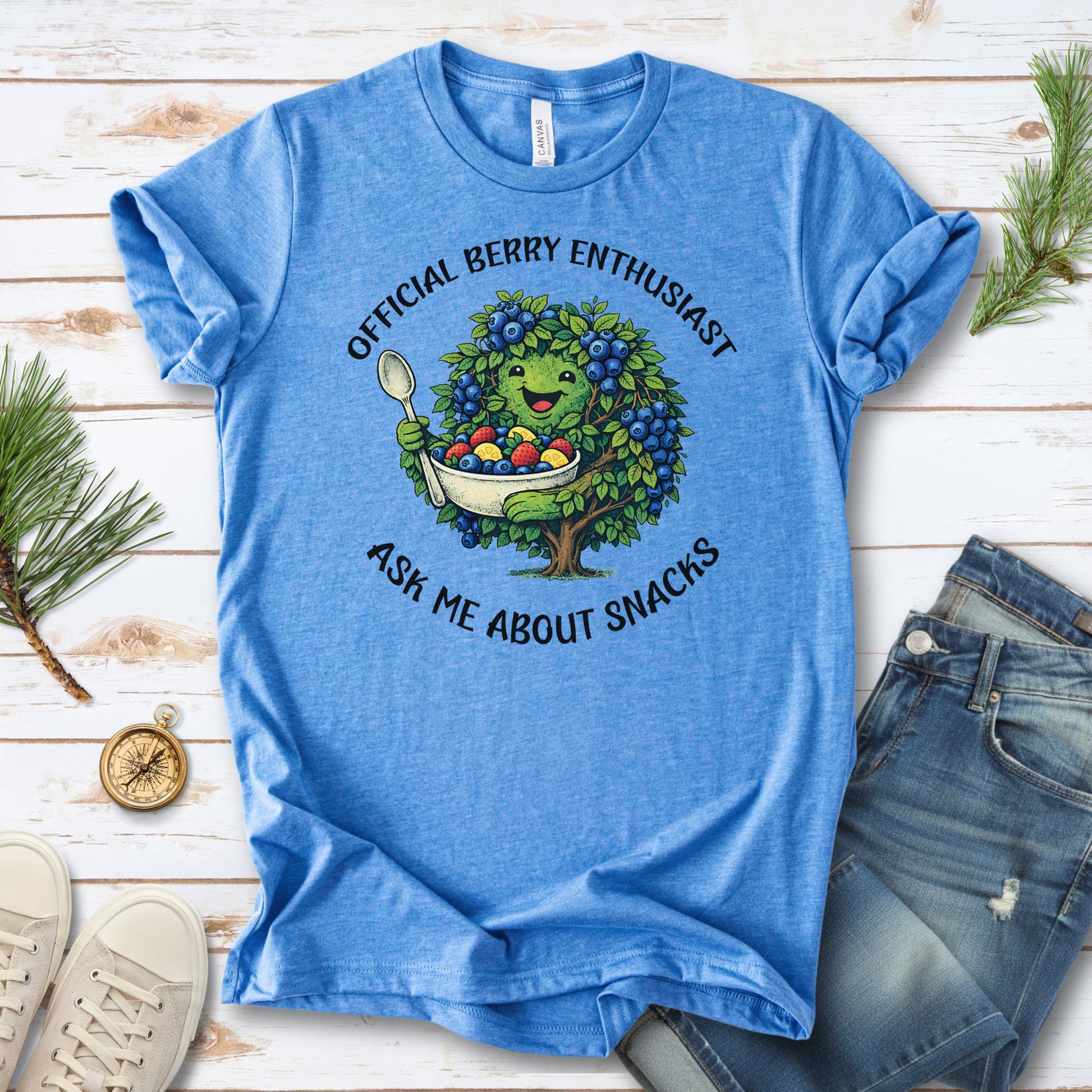 Official Berry Enthusiast Botanical T-Shirt – Funny Fruit Lover Gift