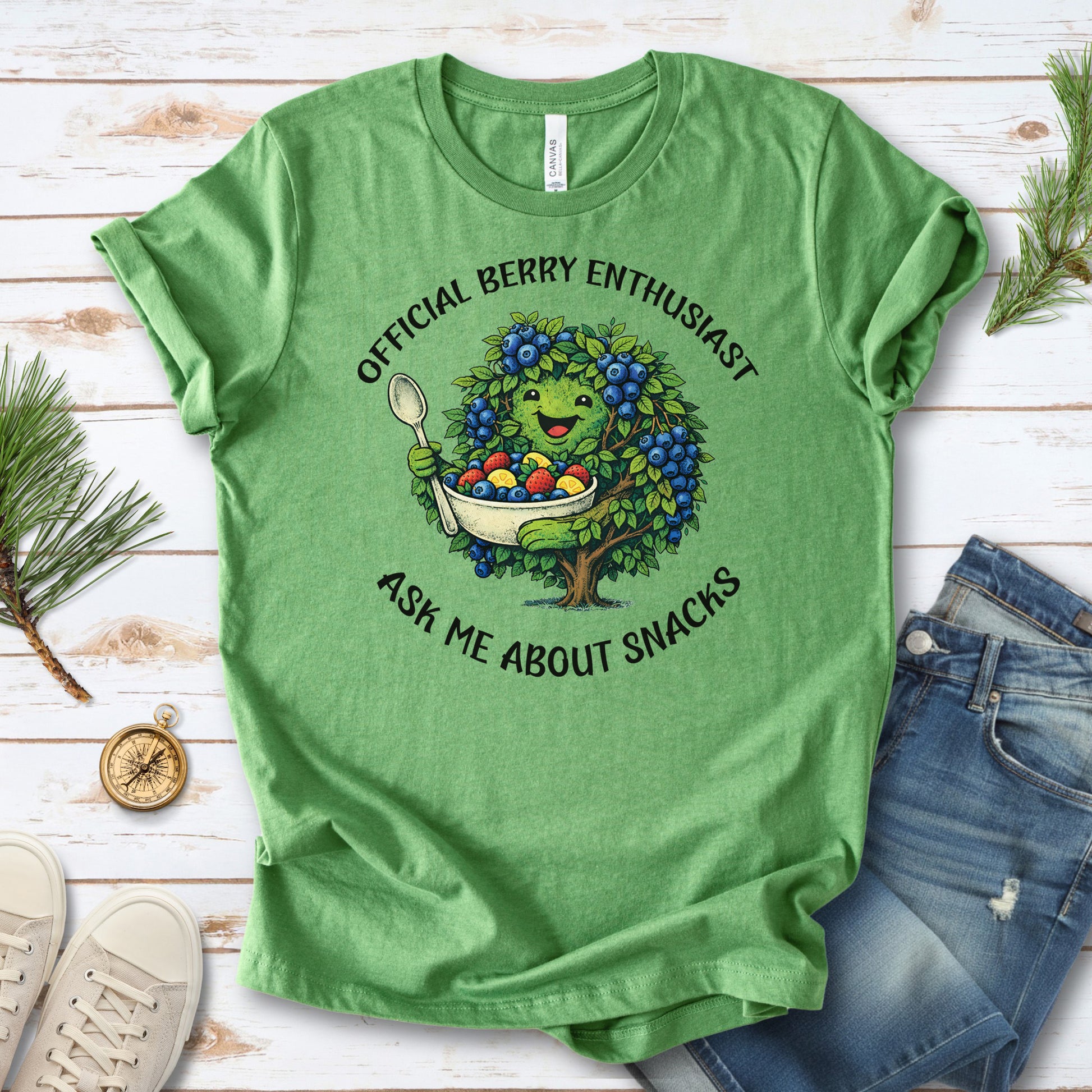 Official Berry Enthusiast Botanical T-Shirt – Funny Fruit Lover Gift