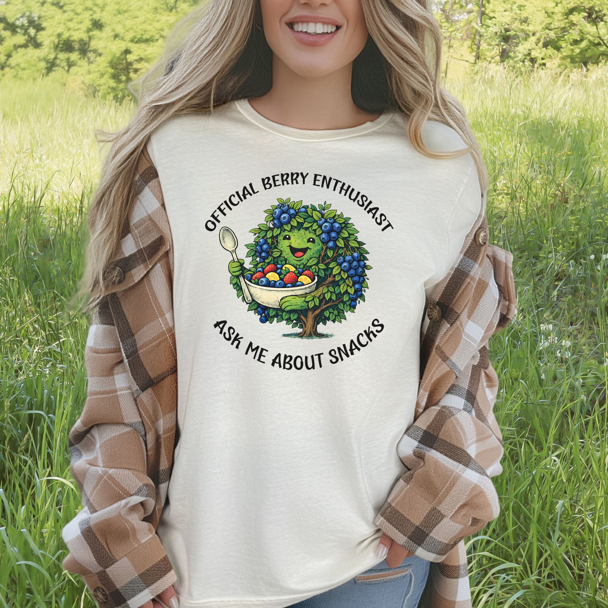Official Berry Enthusiast Botanical T-Shirt – Funny Fruit Lover Gift