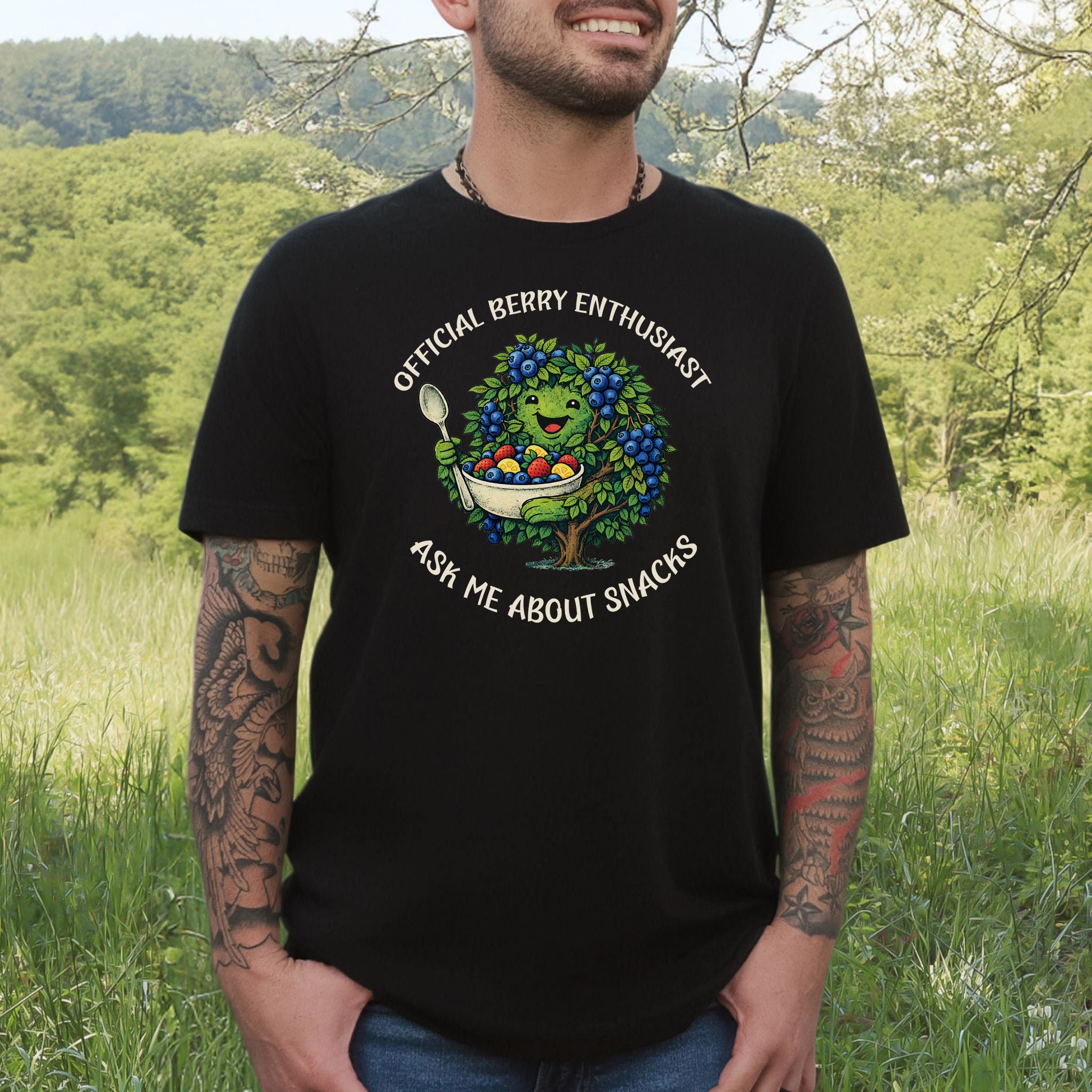 Official Berry Enthusiast Botanical T-Shirt – Funny Fruit Lover Gift