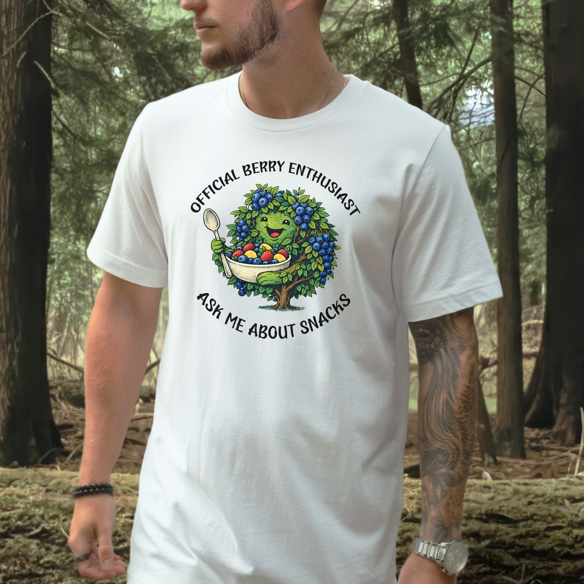 Official Berry Enthusiast Botanical T-Shirt – Funny Fruit Lover Gift