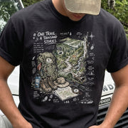 One Trail A Thousand Stories Appalachian Trail Comfort Colors Shirt – Hiking Adventure Tee