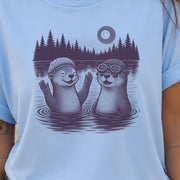 Otter Shirt – Cute & Funny River Otters Swimming T-Shirt