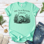 POV Garden Goblin Era Funny Opossum Gardening Plant Lover Gift T-Shirt