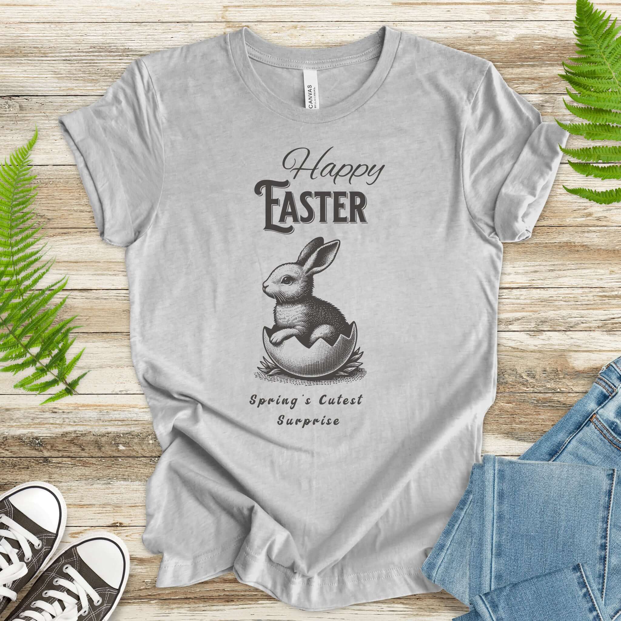 Bunny Cute Surprise Easter T-Shirt