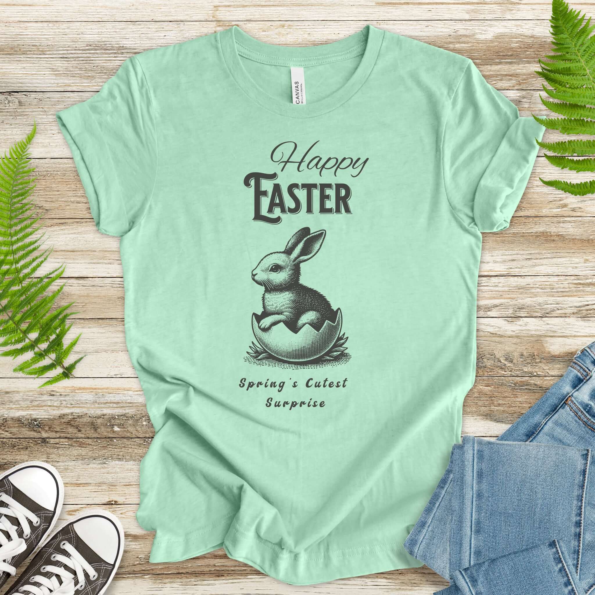 Bunny Cute Surprise Easter T-Shirt