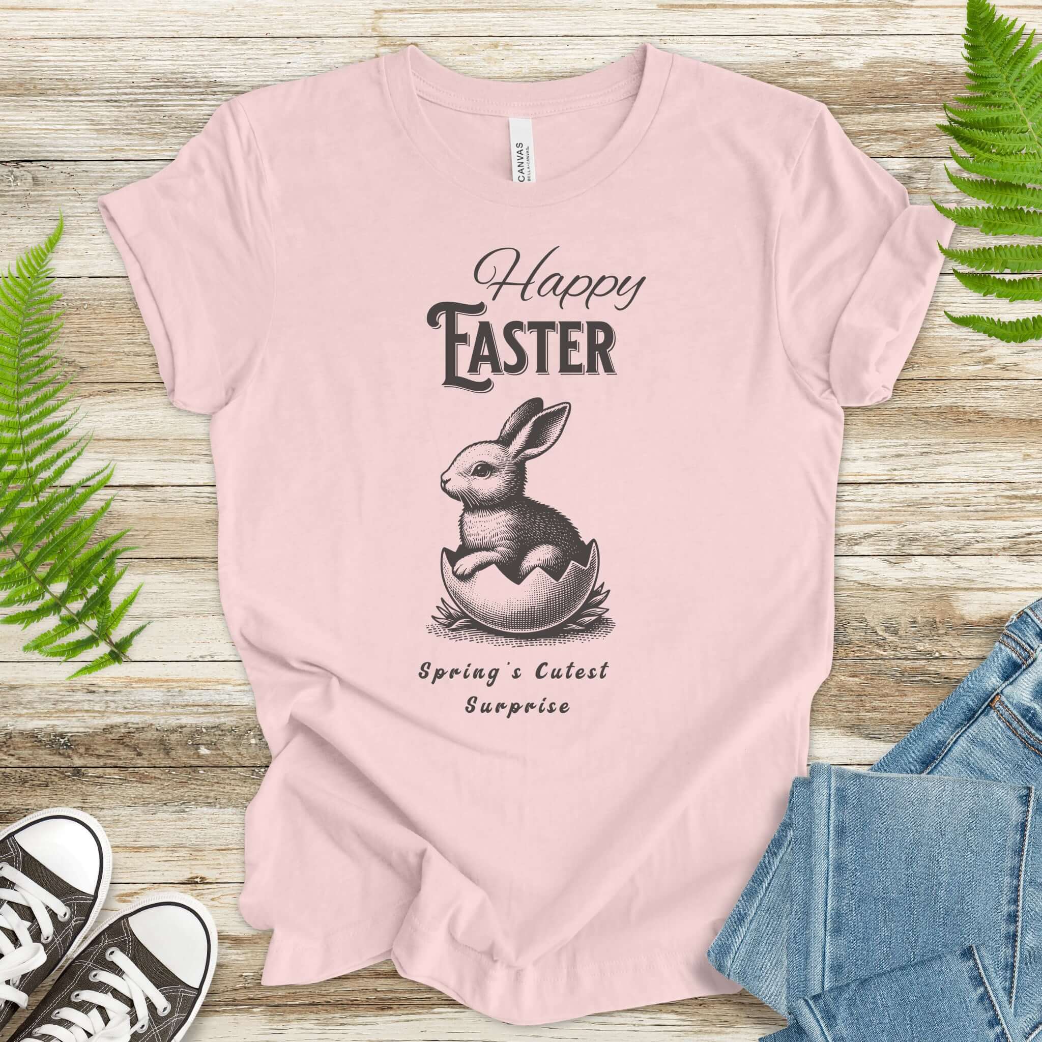Bunny Cute Surprise Easter T-Shirt