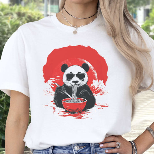 Panda Ramen Master Shirt – Japanese Style Noodle Lover T-Shirt