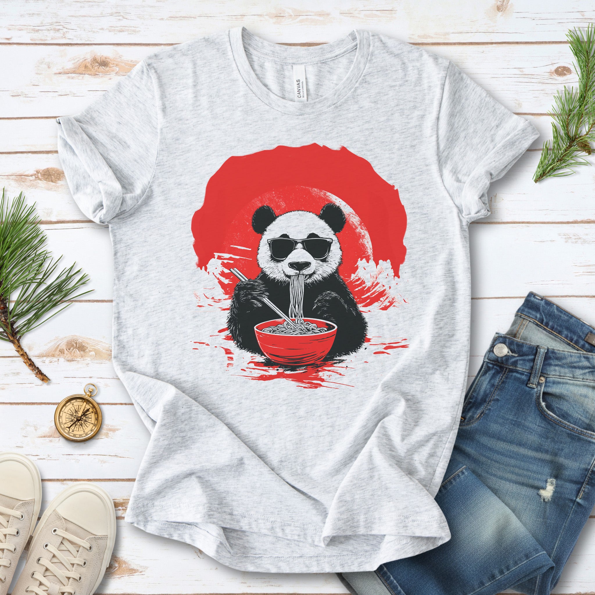 Panda Ramen Master Shirt – Japanese Style Noodle Lover T-Shirt