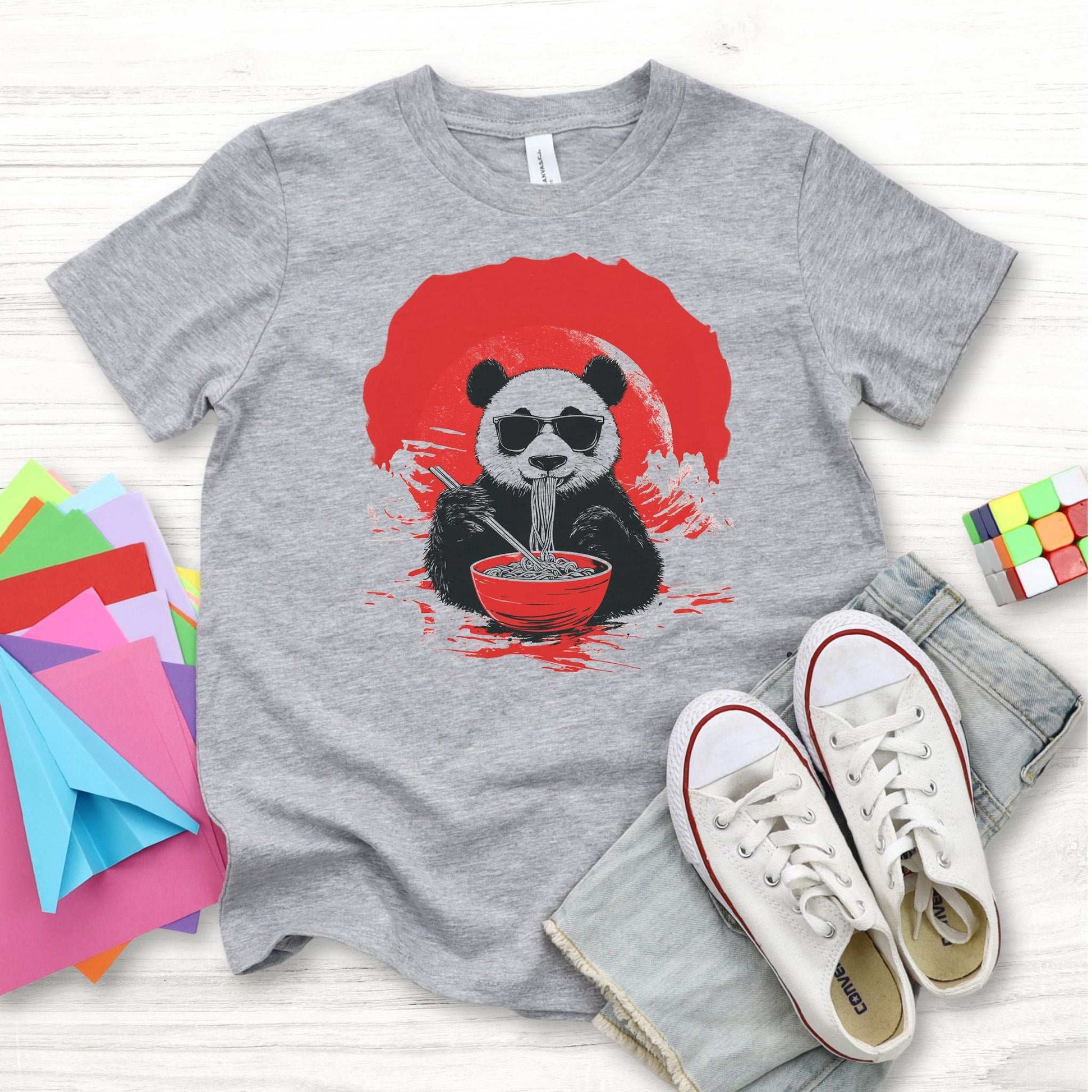 Panda Ramen Master – Chill Noodle Slurper Youth Tee
