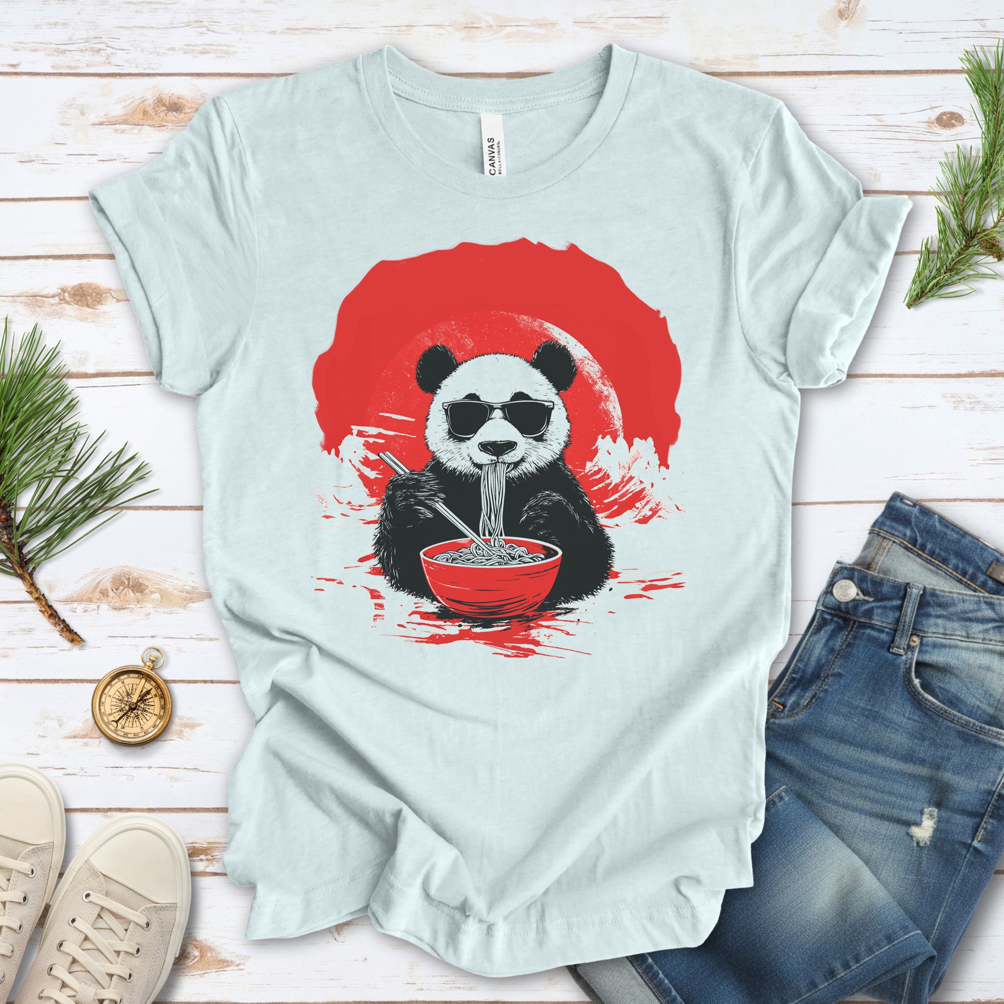 Panda Ramen Master Shirt – Japanese Style Noodle Lover T-Shirt