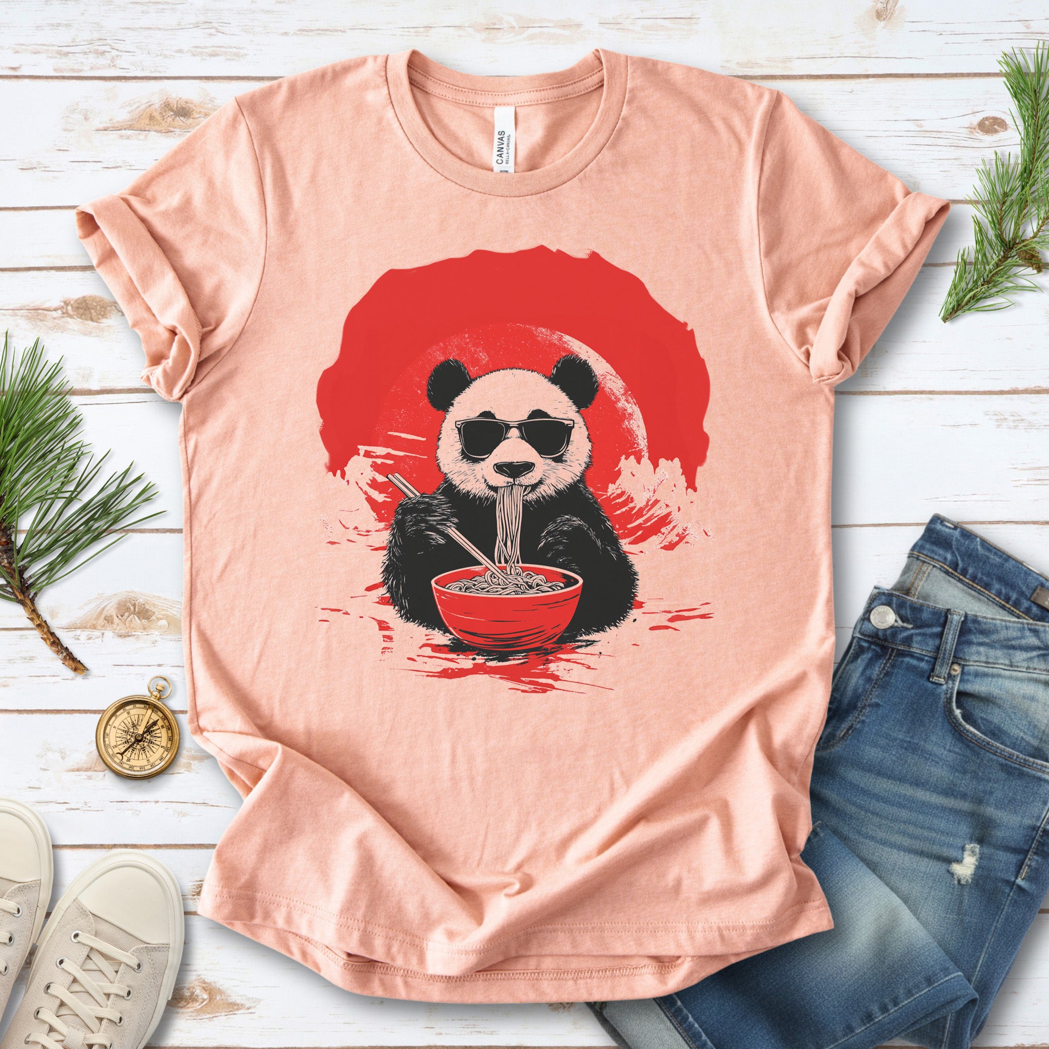 Panda Ramen Master Shirt – Japanese Style Noodle Lover T-Shirt