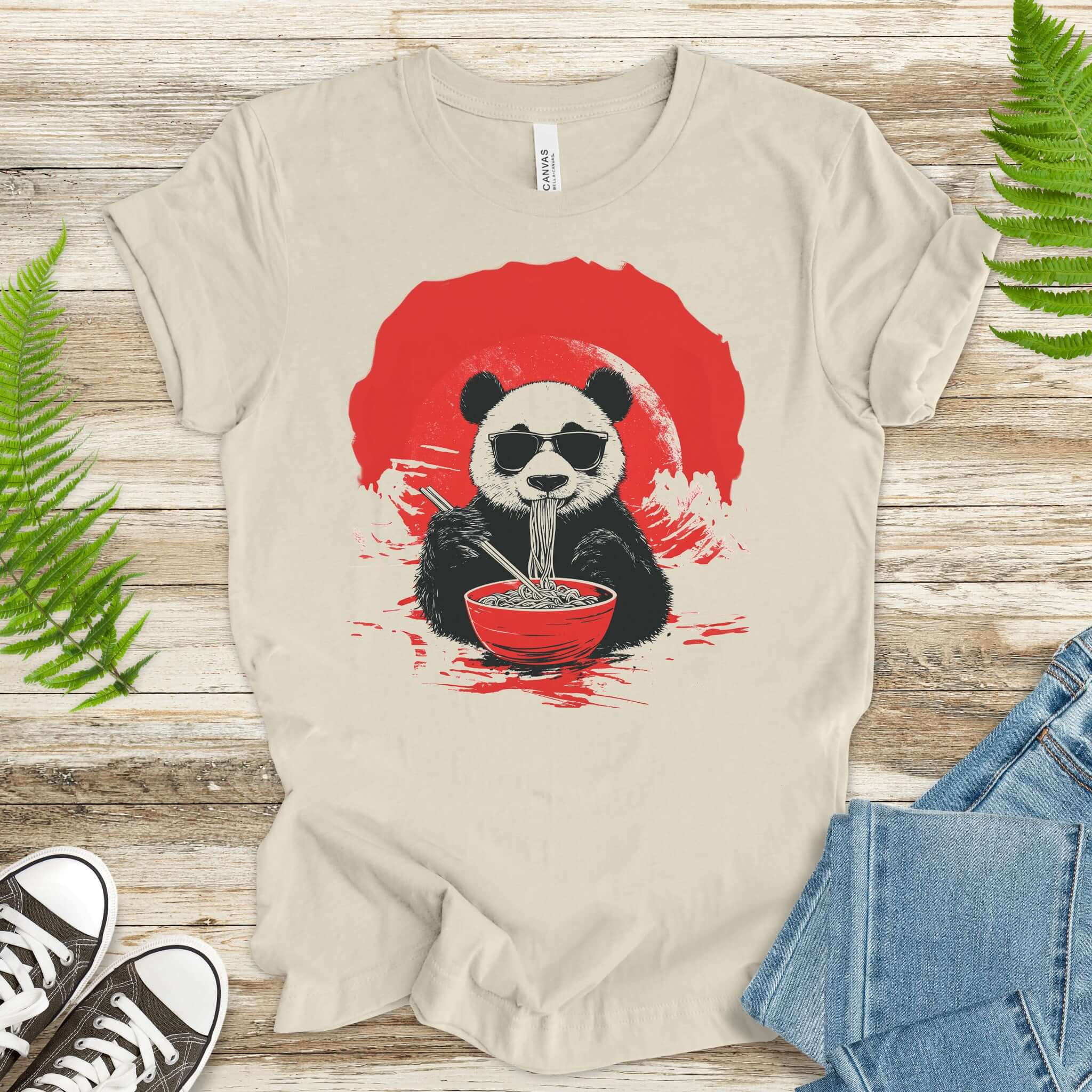 Panda Ramen Master Shirt – Japanese Style Noodle Lover T-Shirt