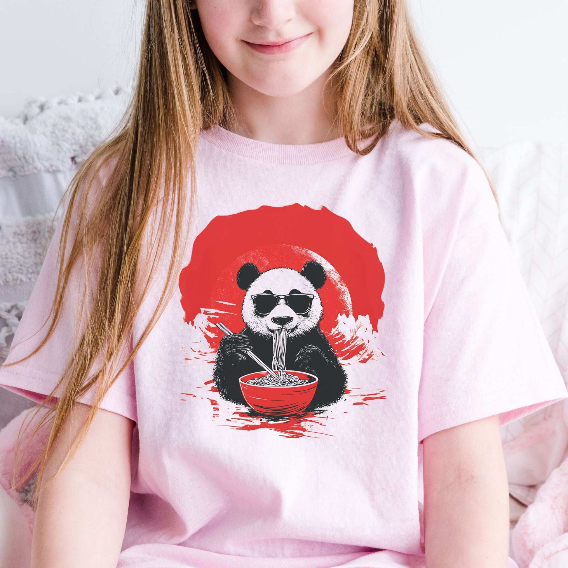 Panda Ramen Master – Chill Noodle Slurper Youth Tee