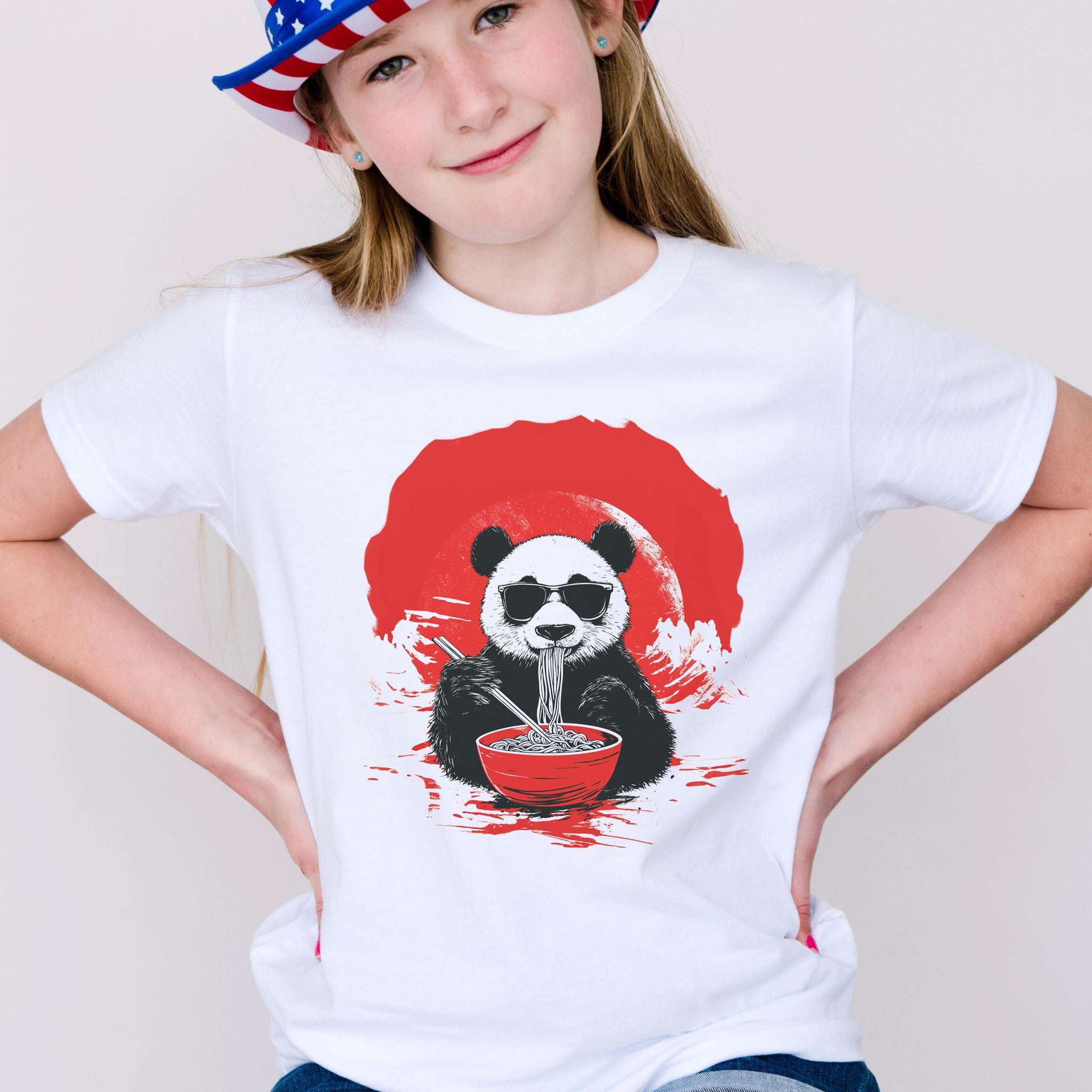 Panda Ramen Master – Chill Noodle Slurper Youth Tee