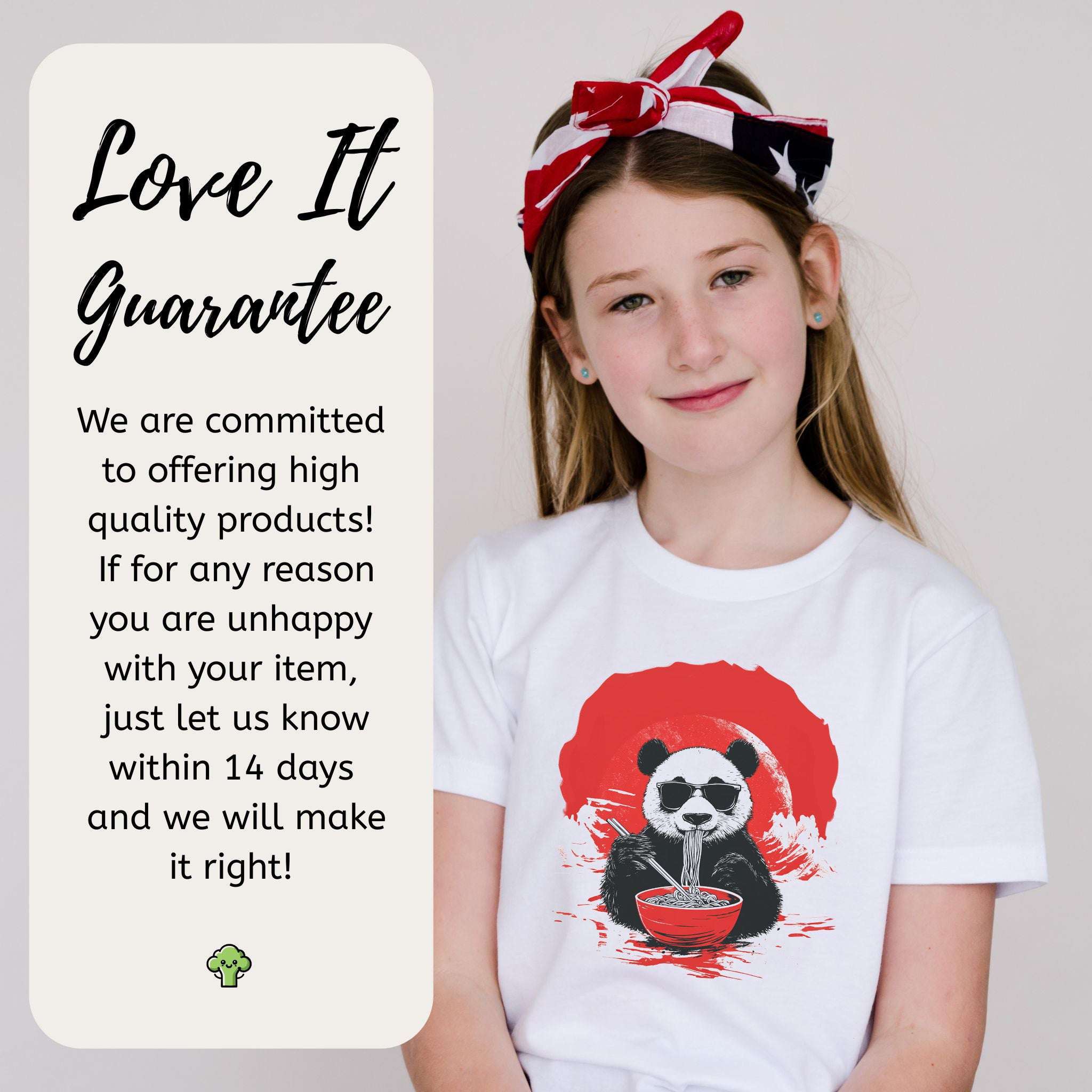 Panda Ramen Master – Chill Noodle Slurper Youth Tee