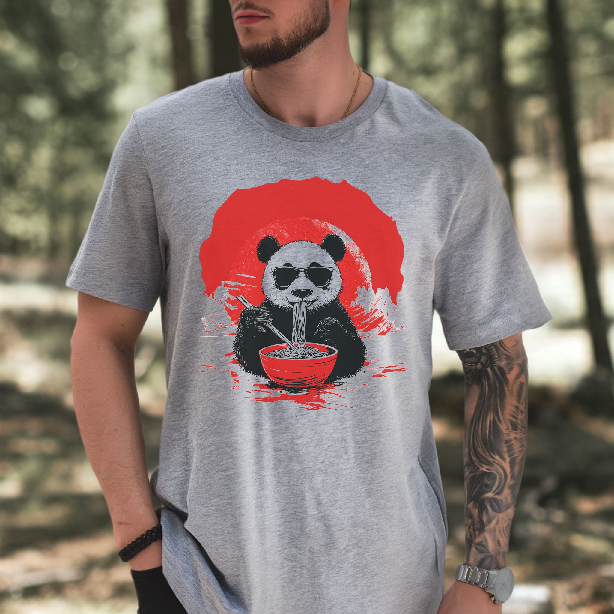 Panda Ramen Master Shirt – Japanese Style Noodle Lover T-Shirt