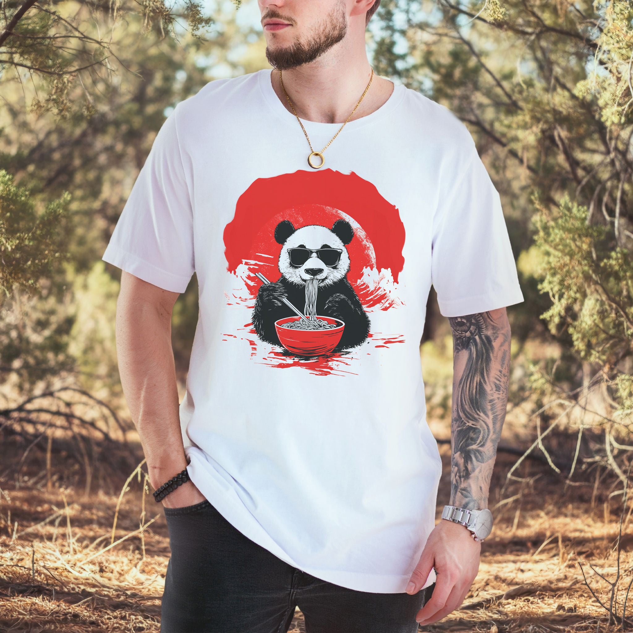 Panda Ramen Master Shirt – Japanese Style Noodle Lover T-Shirt