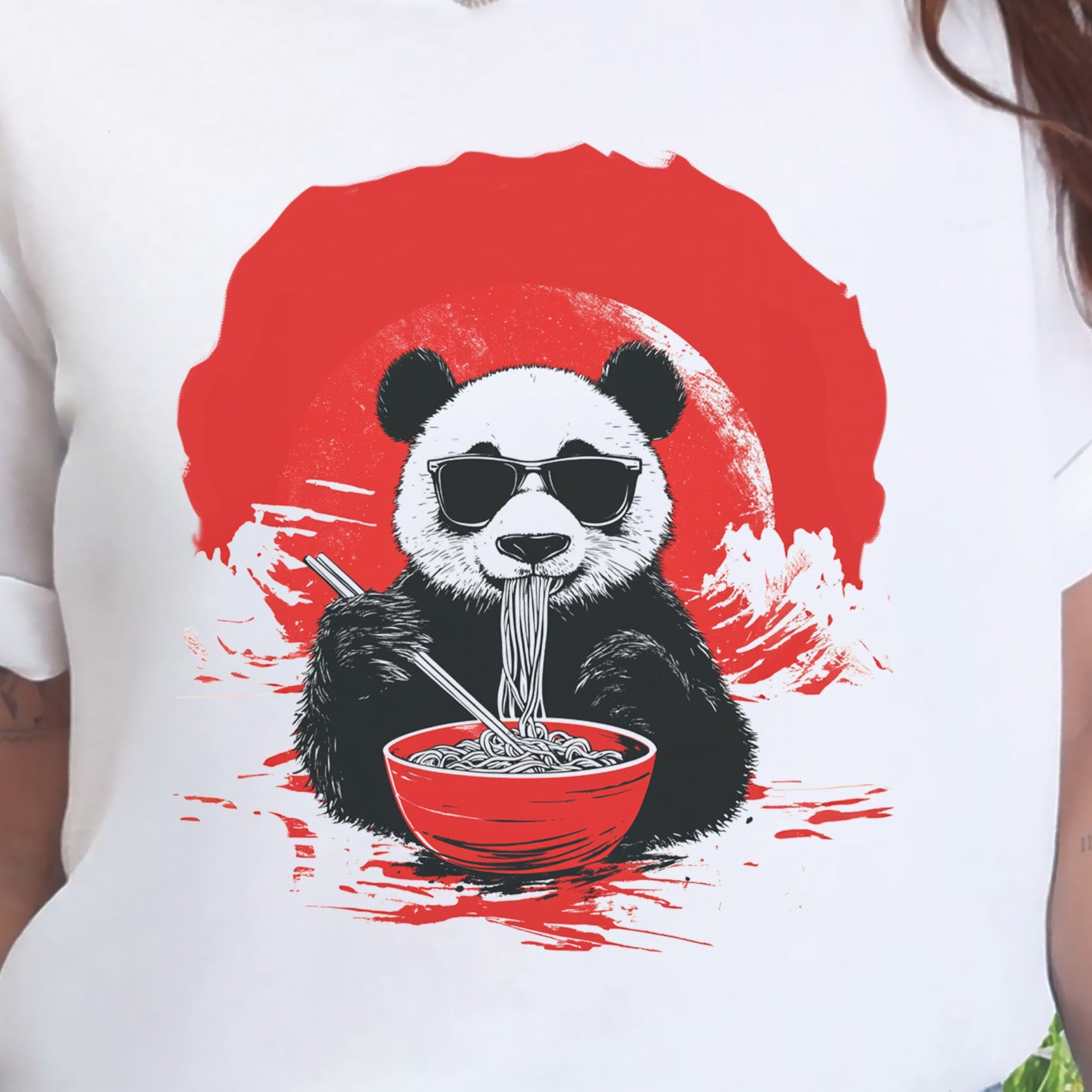 Panda Ramen Master Shirt – Japanese Style Noodle Lover T-Shirt