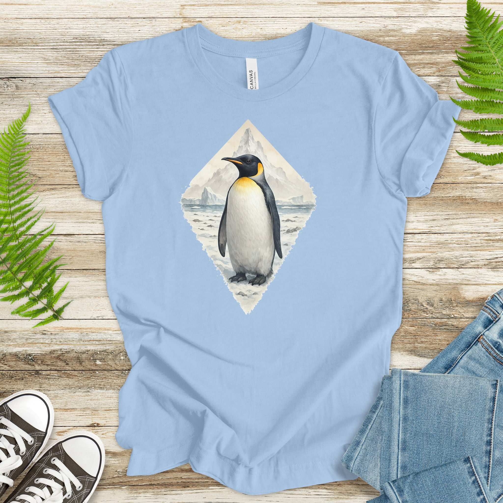 Arctic Penguin Diamond T-Shirt – Cute Winter Nature Lover Gift