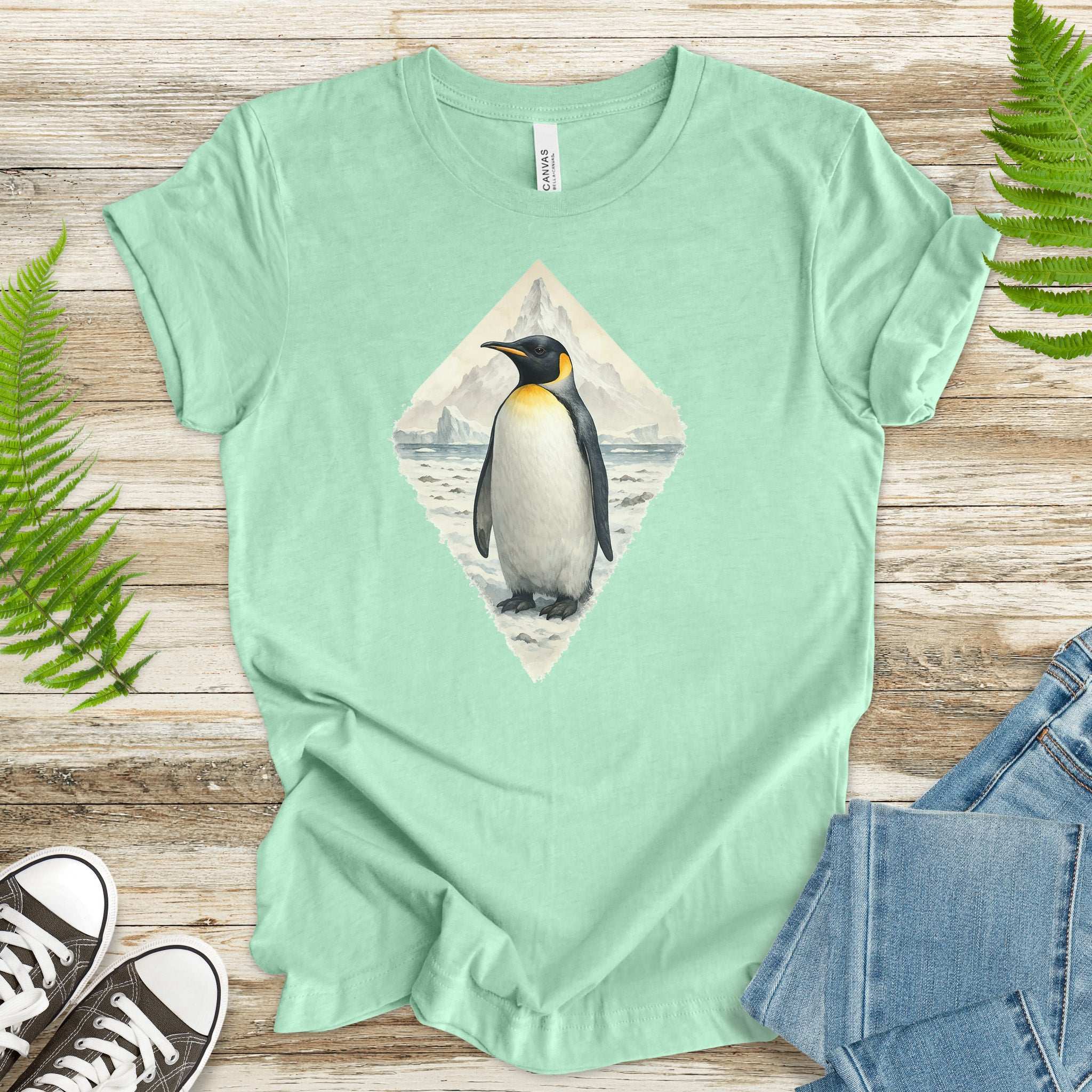 Arctic Penguin Diamond T-Shirt – Cute Winter Nature Lover Gift